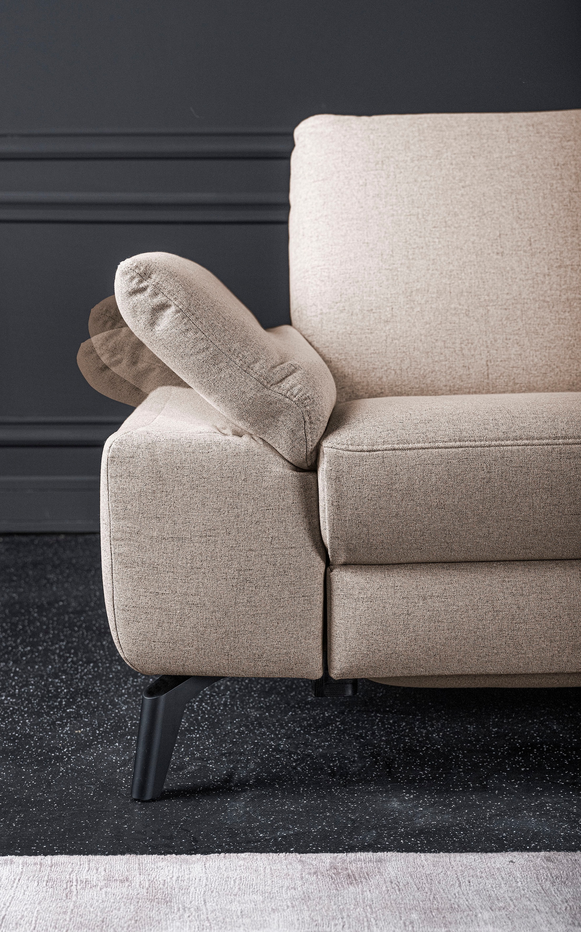 alina Ecksofa, inkl. Kopfstützen, wahlweise mit Relaxfunktion, Breite: 267 cm