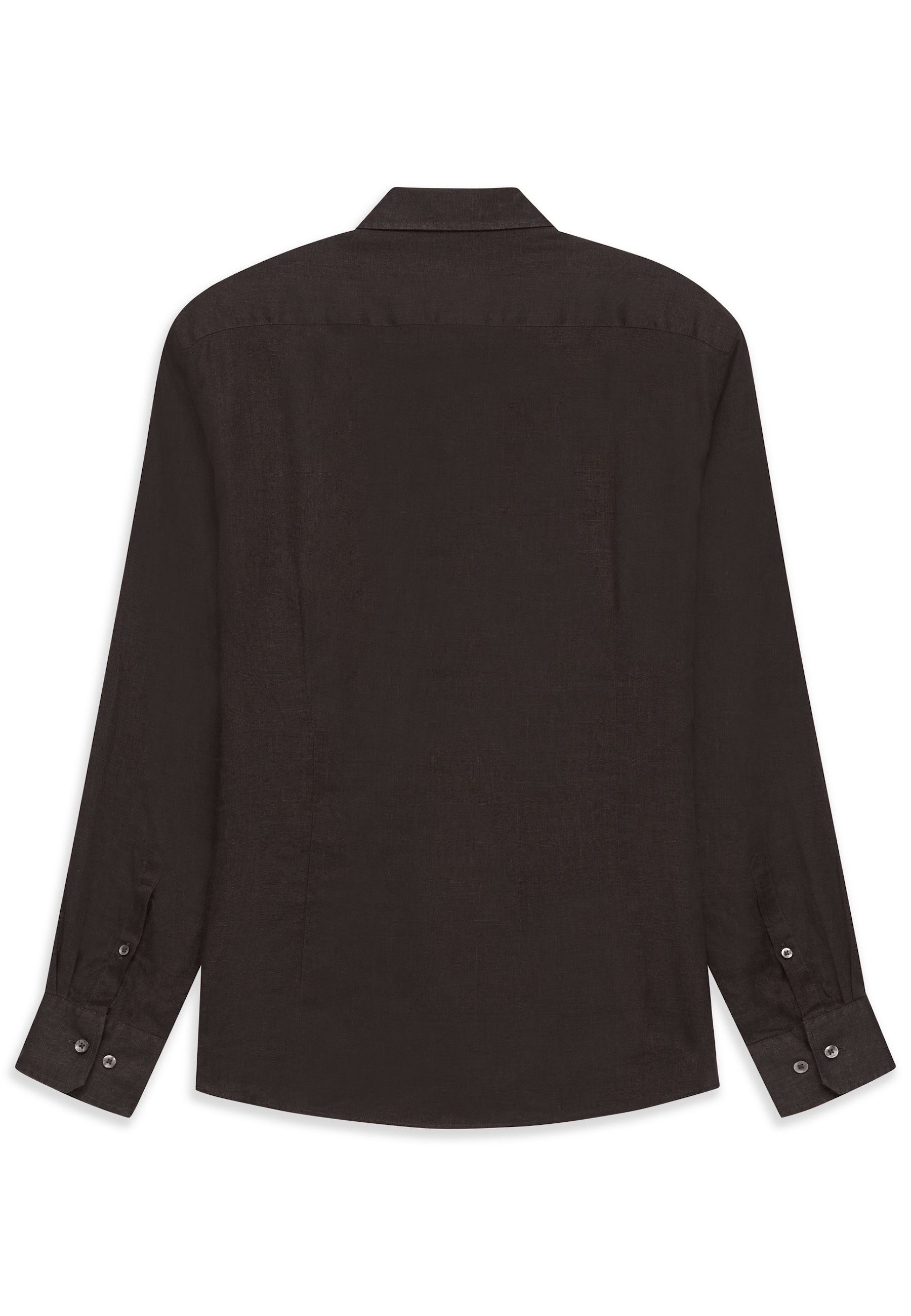 bugatti Leinenhemd »Modern Fit« mit Kentkragen