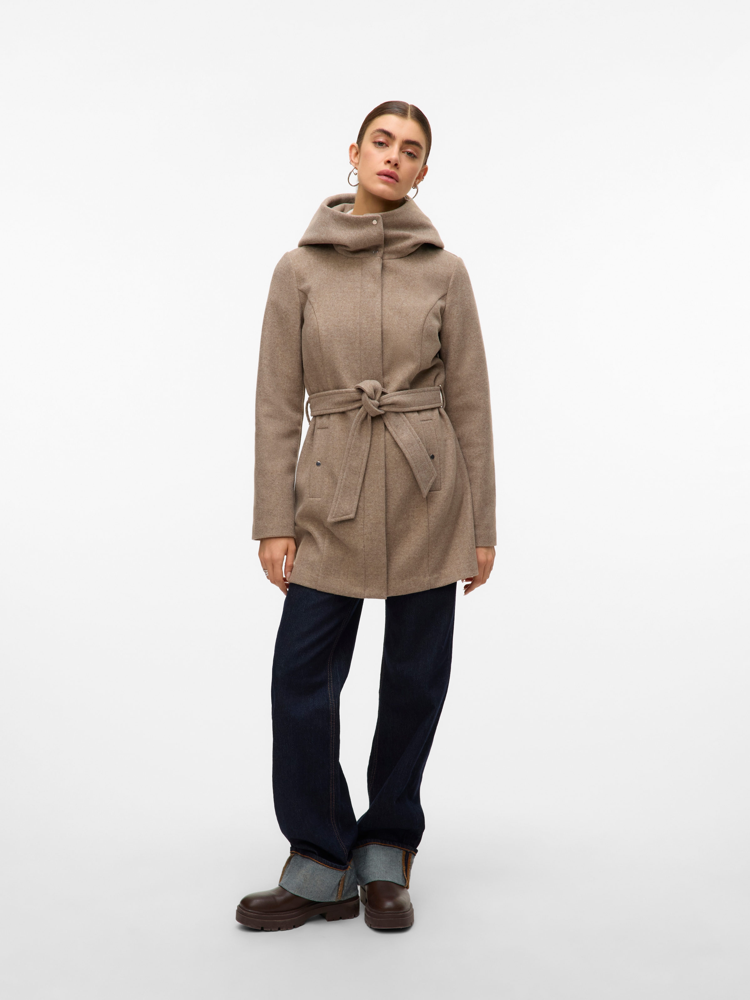 Vero Moda Langjacke »VMPOPLIVA JACKET GA BOO« mit Kapuze