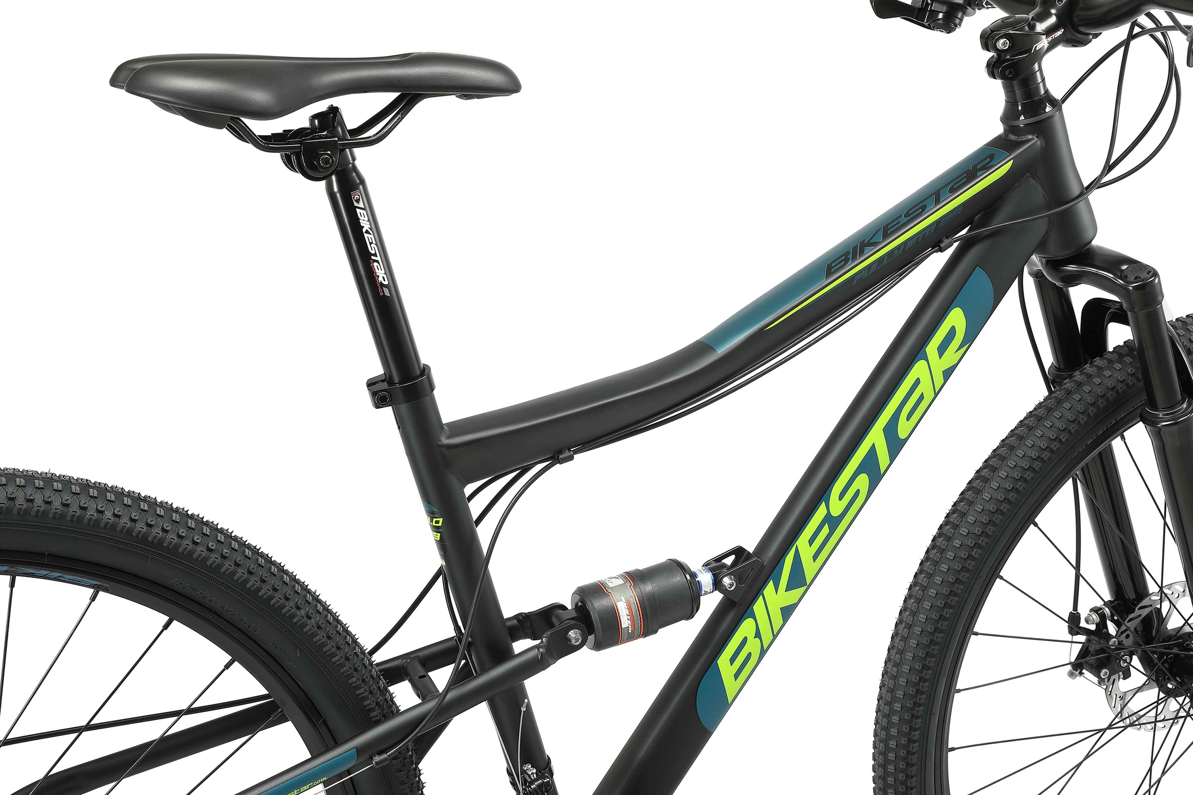 Bikestar Mountainbike, 21 Gang, Shimano, RD-TY300 Schaltwerk, Kettenschaltung, für Damen und Herren, Kettenschaltung