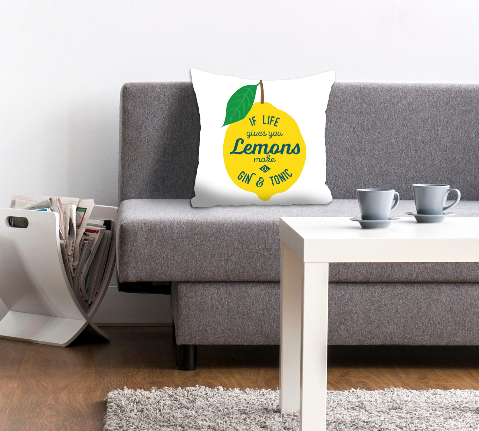 queence Dekokissen »Lemons«, Kissenhülle,If life gives you lemons,make a gi günstig online kaufen