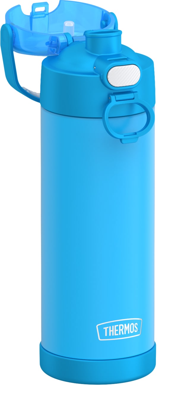 THERMOS Isolierflasche »FUNTAINER Water Bottle, doppelwandiger Edelstahl, spülmaschinenfest«, (1 tlg.), 0,47l, 12h kalt, mit dichschließendem Push Button Lid