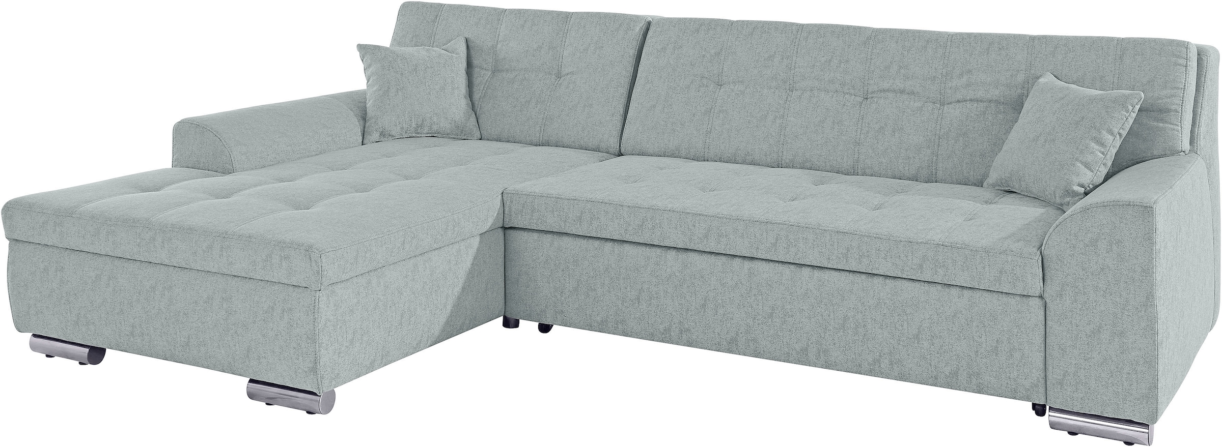 DOMO collection Ecksofa "Aversa L-Form", wahlweise mit Bettfunktion günstig online kaufen