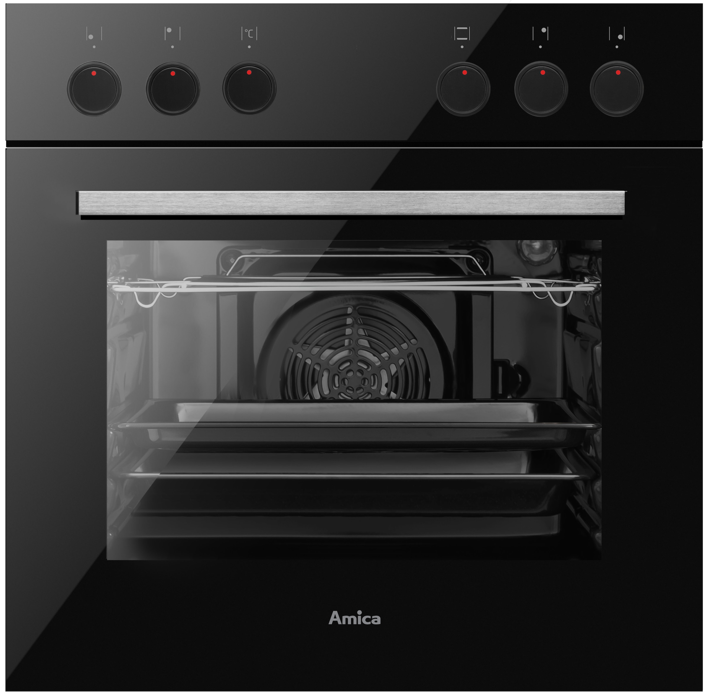 Amica Elektro-Herd-Set »EHC 933 331 S« Sicher kochen, flexibel backen – alles im Griff!