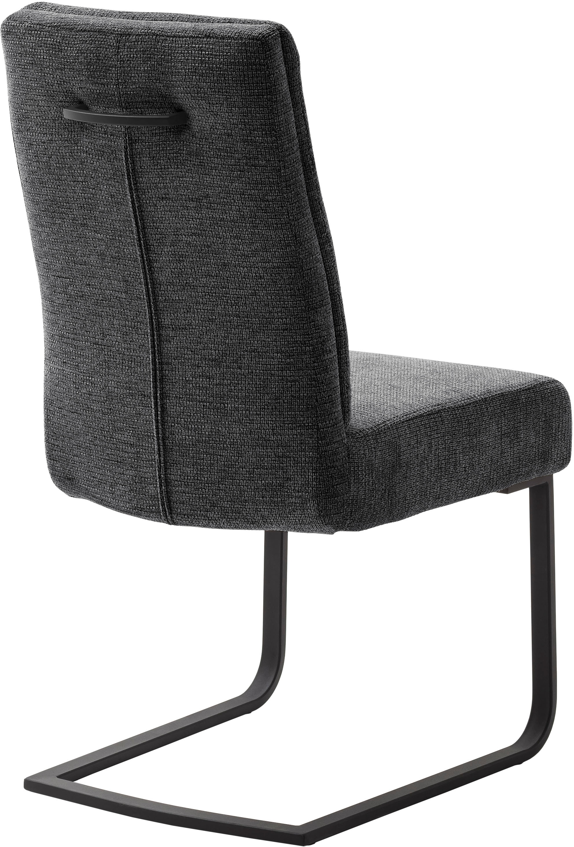 MCA furniture Freischwinger »LIMASSOL«, Chenille, (Set, 2Stck.), Stuhl belastbar bis 140 kg