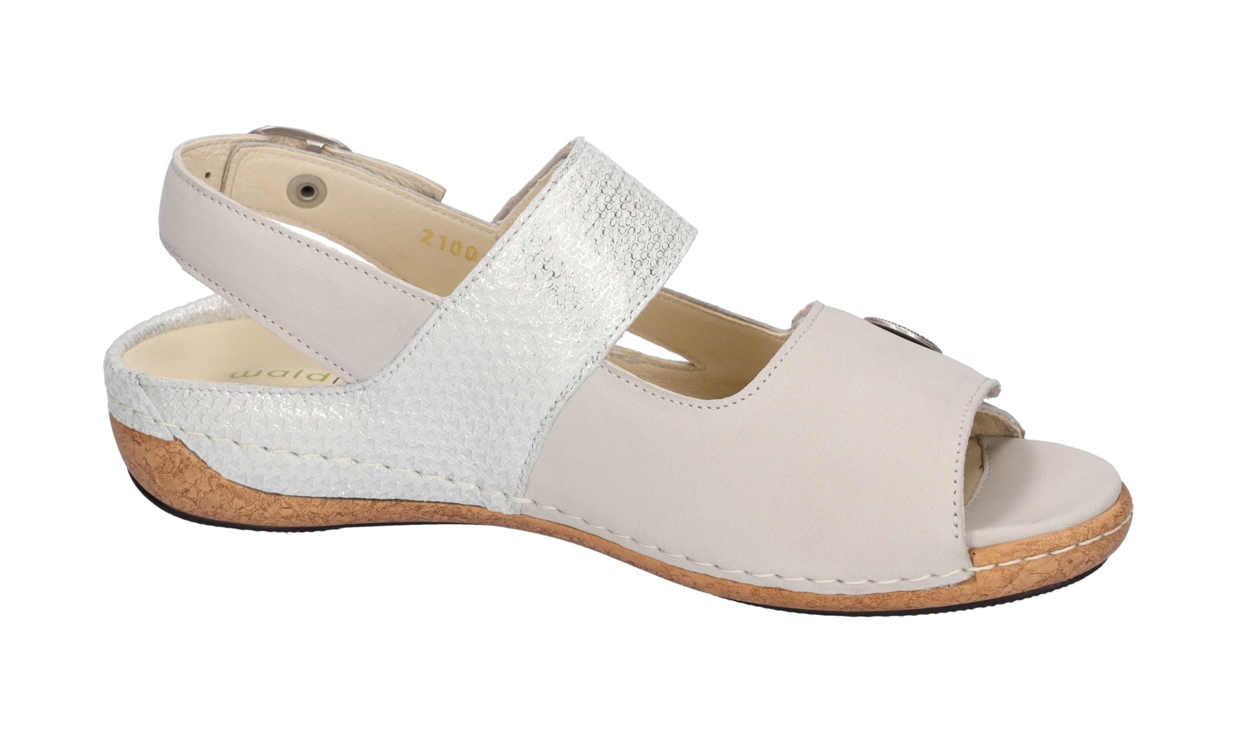 Waldläufer Sandale »HELIETT«  , Sommerschuh, Klettschuh, Keilabsatz, in Komfortweite H (= sehr weit)