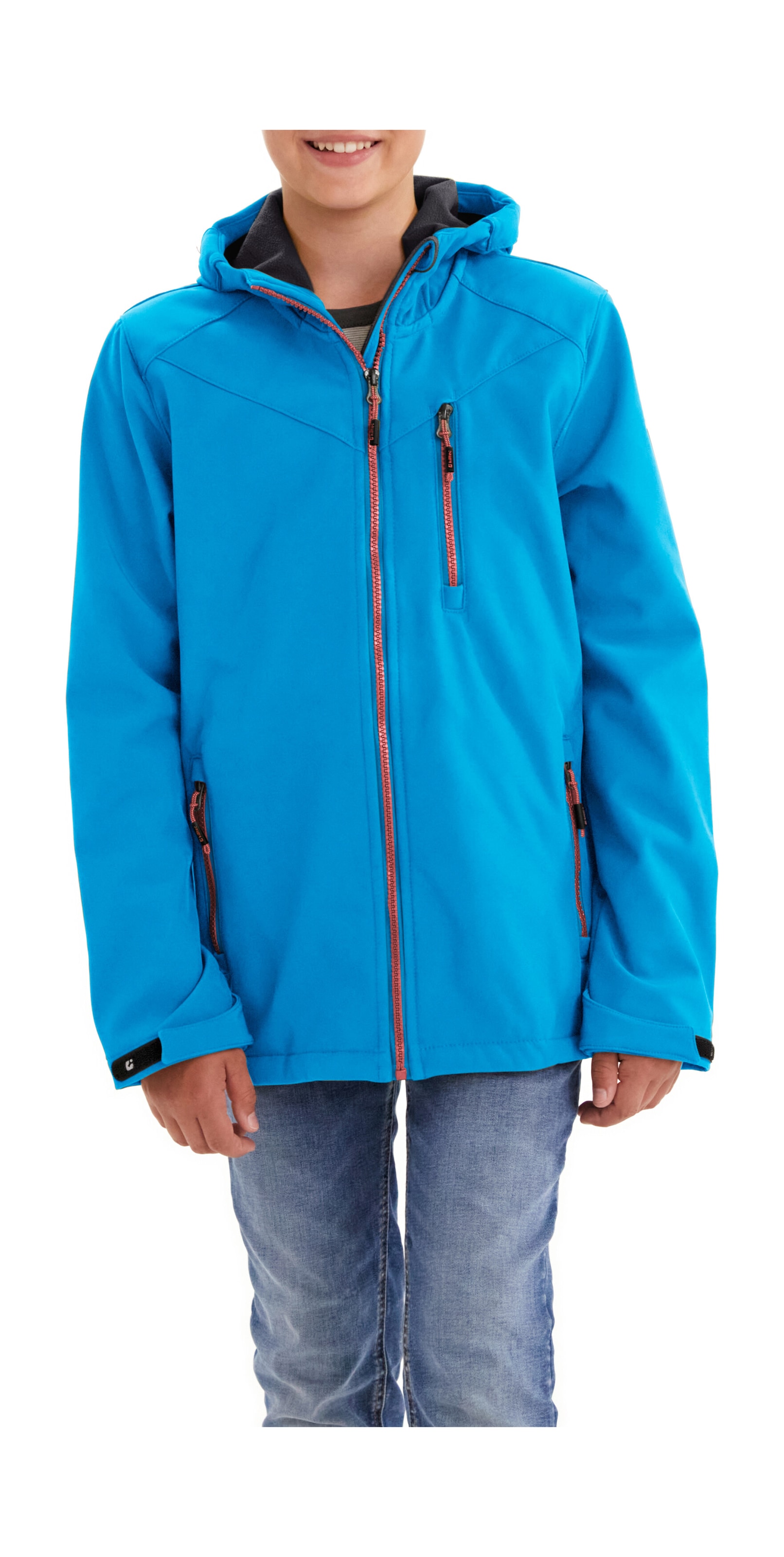 Killtec Softshelljacke »Boys Softshelljacke« Wasserabweisende Softshelljacke mit Kapuze, Fleece