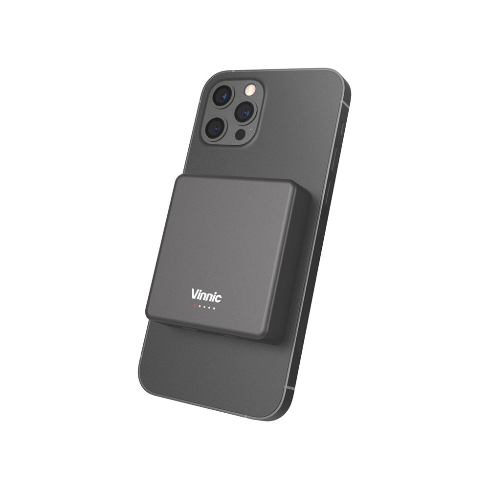 Vinnic Powerbank »MANA Magnetic Wireless Powerbank 8.000mAh«, Vinnic MANA Magnetic Wireless Powerbank 8.000mAh,blue