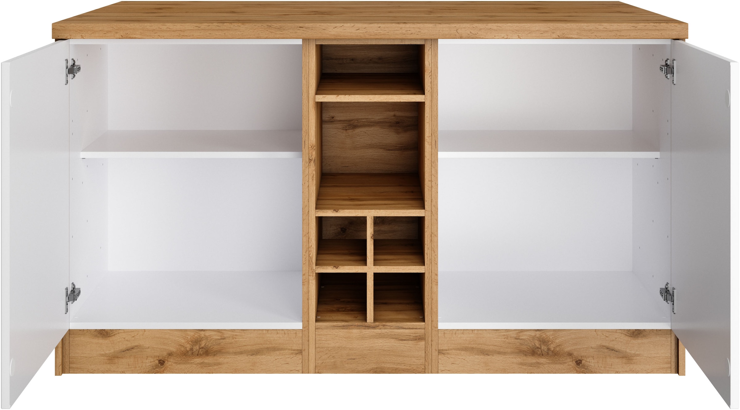 KOCHSTATION Kücheninsel »KS-Lana, Breite 153 cm« MDF-Fronten, Arbeitsplatte 38mm stark