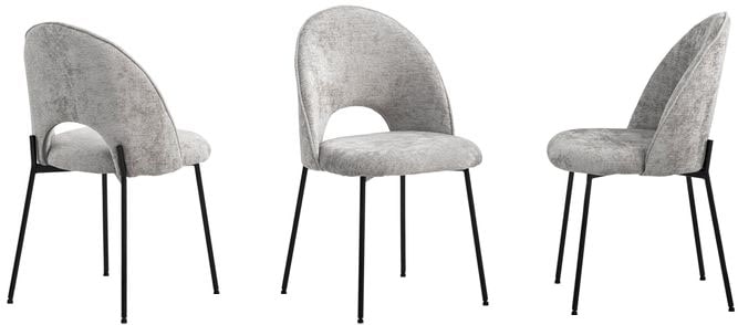 Home affaire Stuhl, (Set), mit Metallgestell