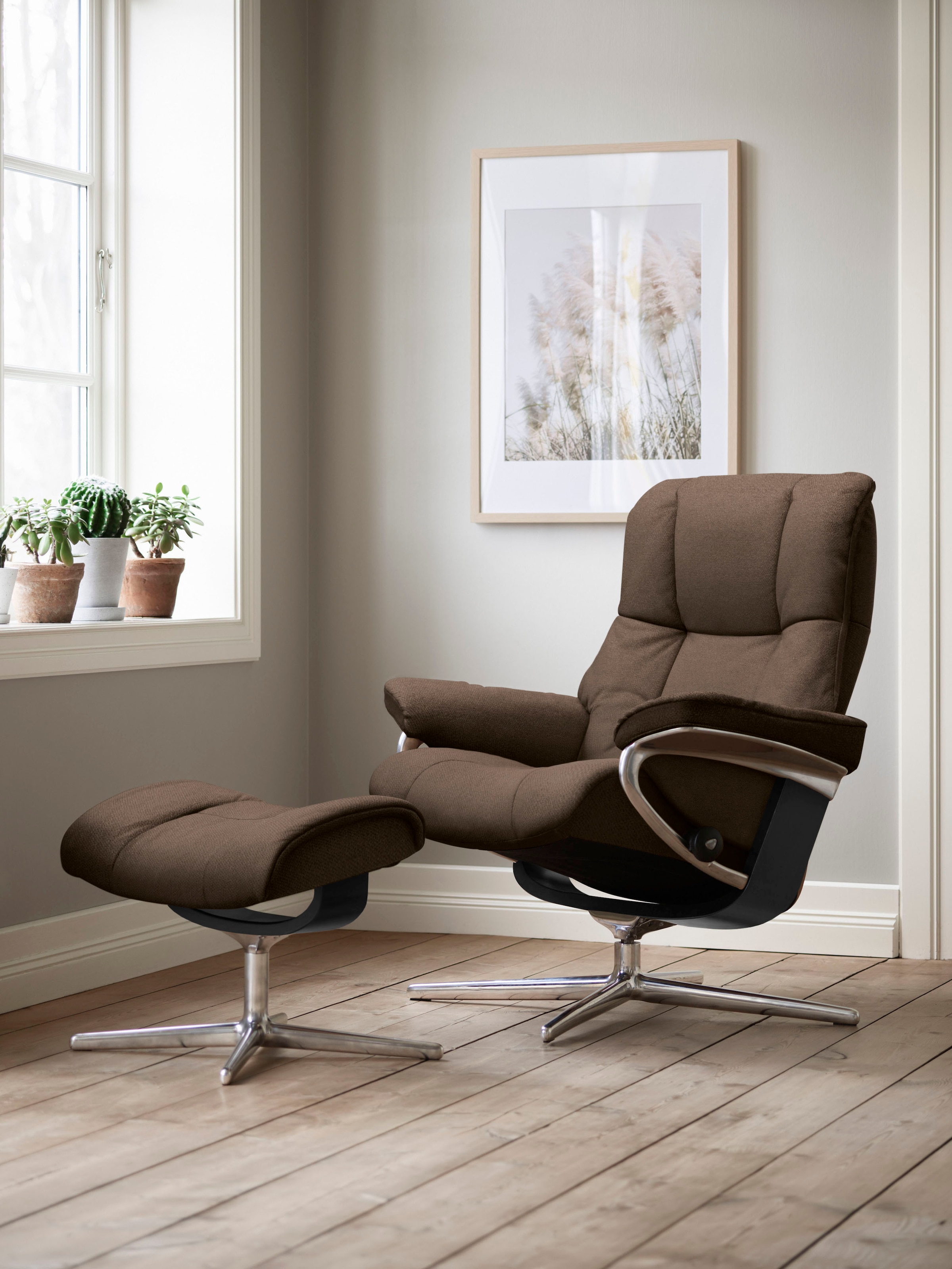 Stressless® Relaxsessel »Mayfair«, mit Cross Base, Größe S, M & L, Holzakze günstig online kaufen