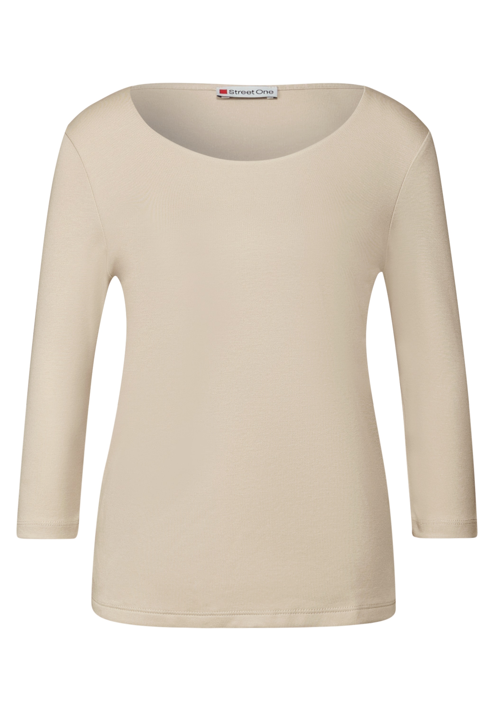 STREET ONE 3/4-Arm-Shirt »Style Pania«, im Basic-Style, mit Rundhals
