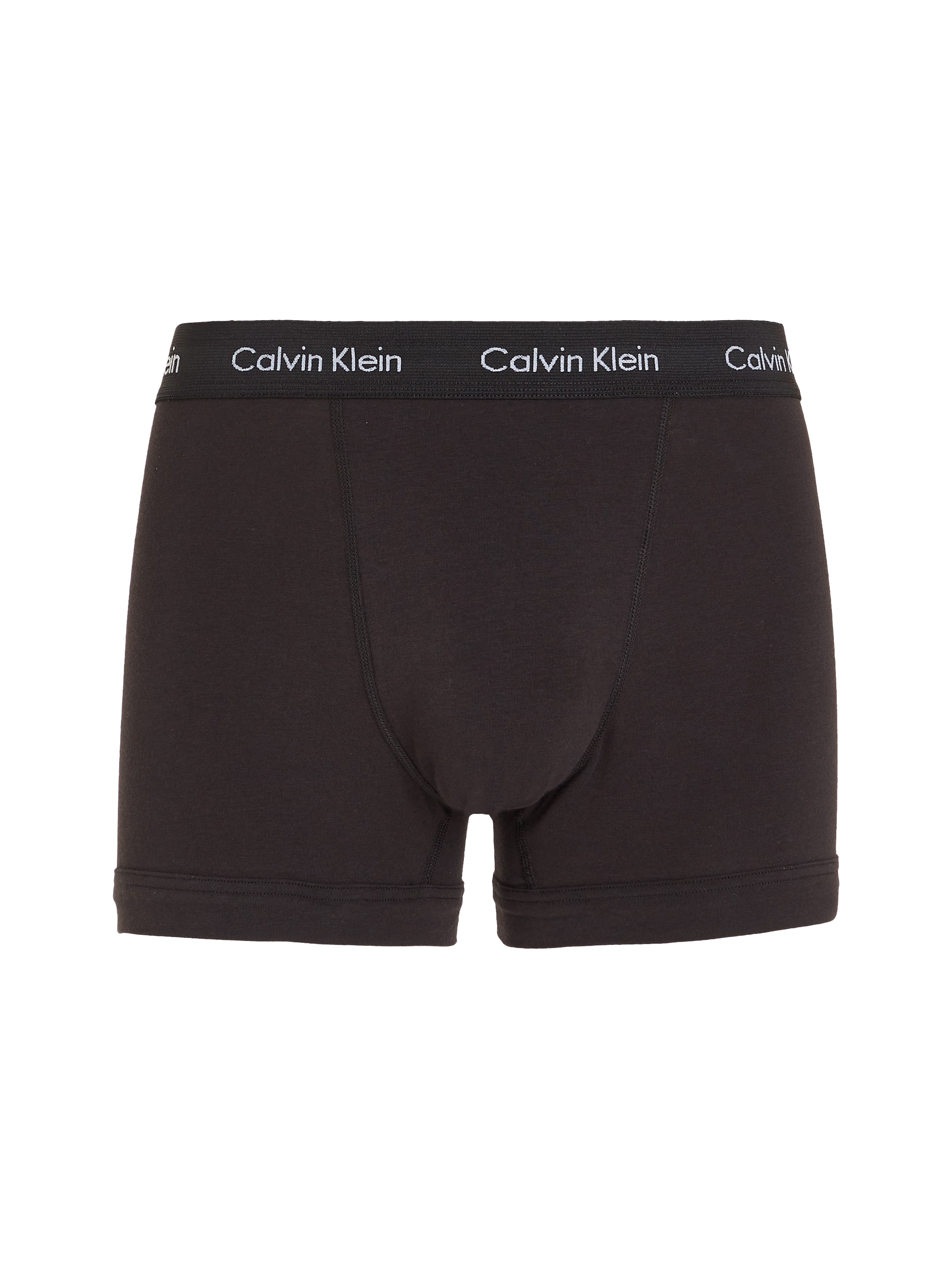 Calvin Klein Underwear Trunk, (3 St.), in blautönen mit Logo-Elastikbund