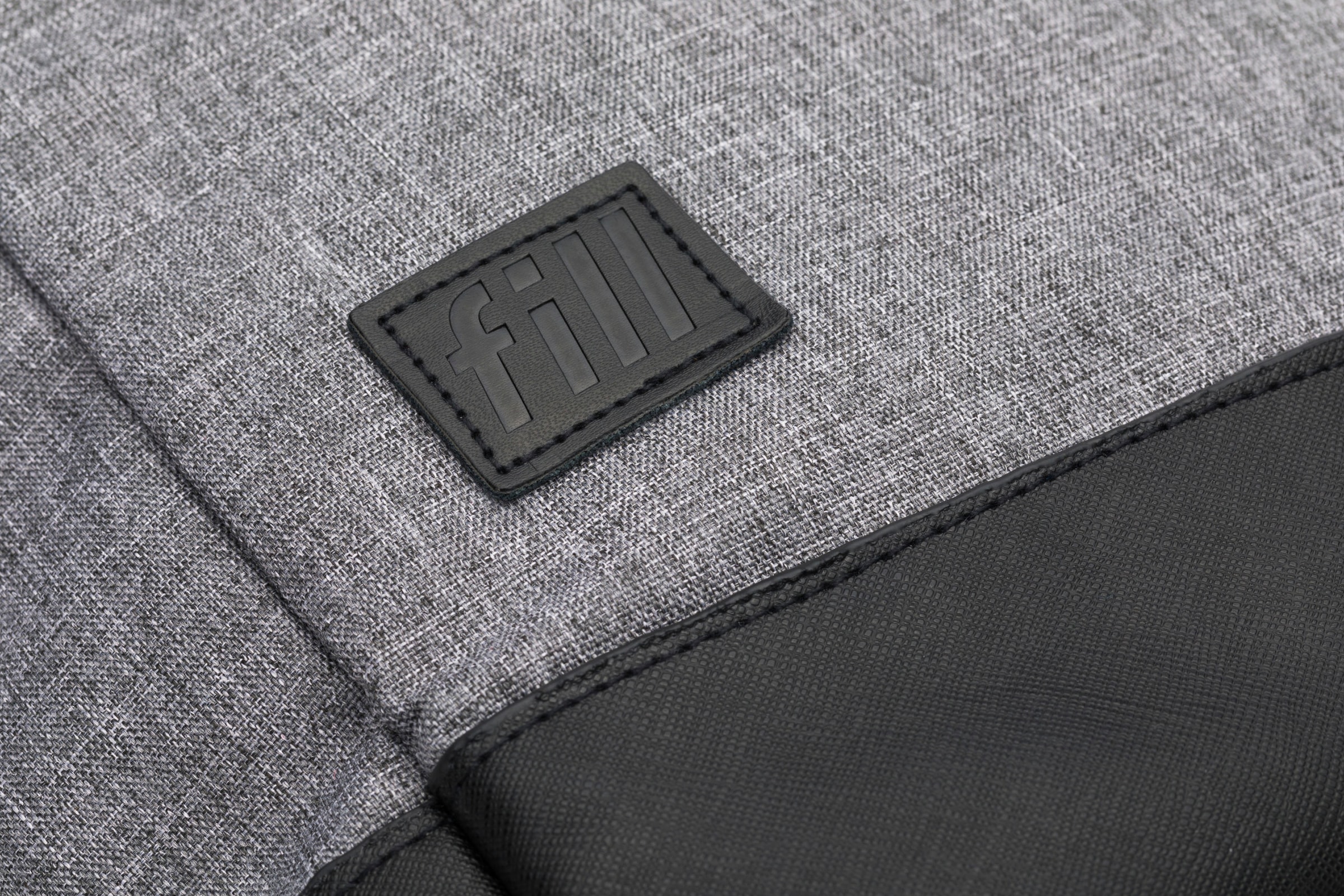 Fillikid Wickelrucksack »Rolltop Berlin, grau/schwarz«, Reflektoren, inkl. Wickeltunterlage
