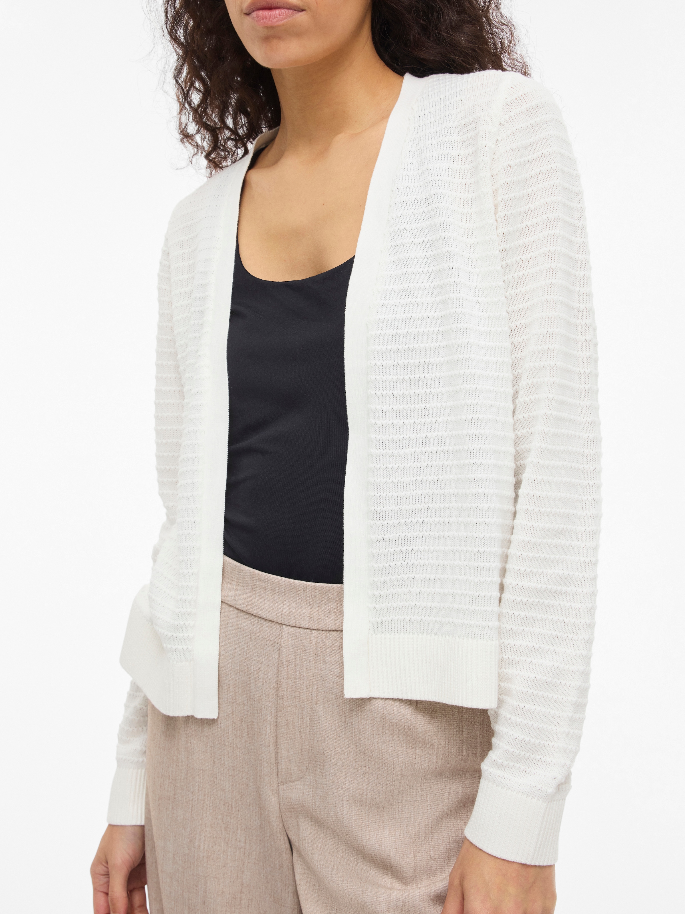 Vila Strickjacke »VILOLLO SHORT L/S KNIT CARDIGAN - NOOS«