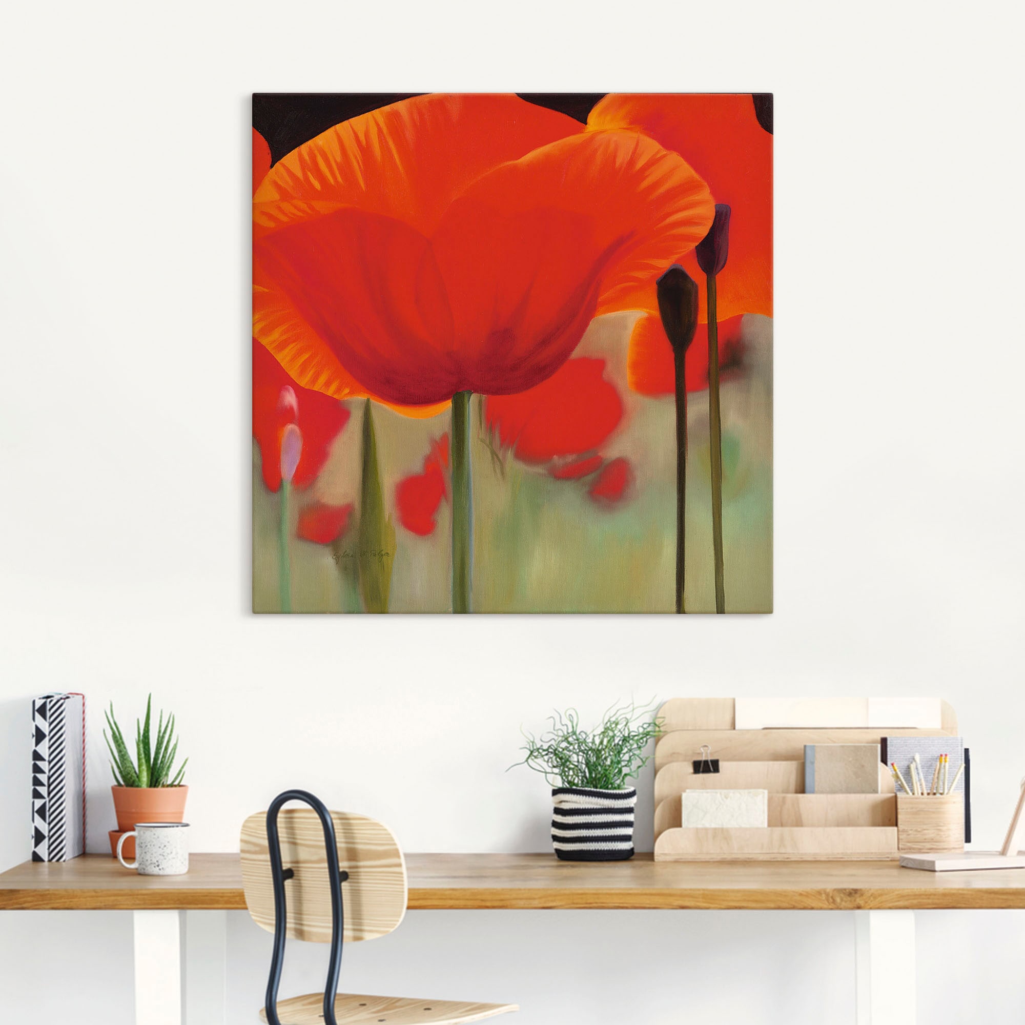 Artland Wandbild »Leben«, Blumen, (1 St.), als Alubild, Outdoorbild, Leinwa günstig online kaufen