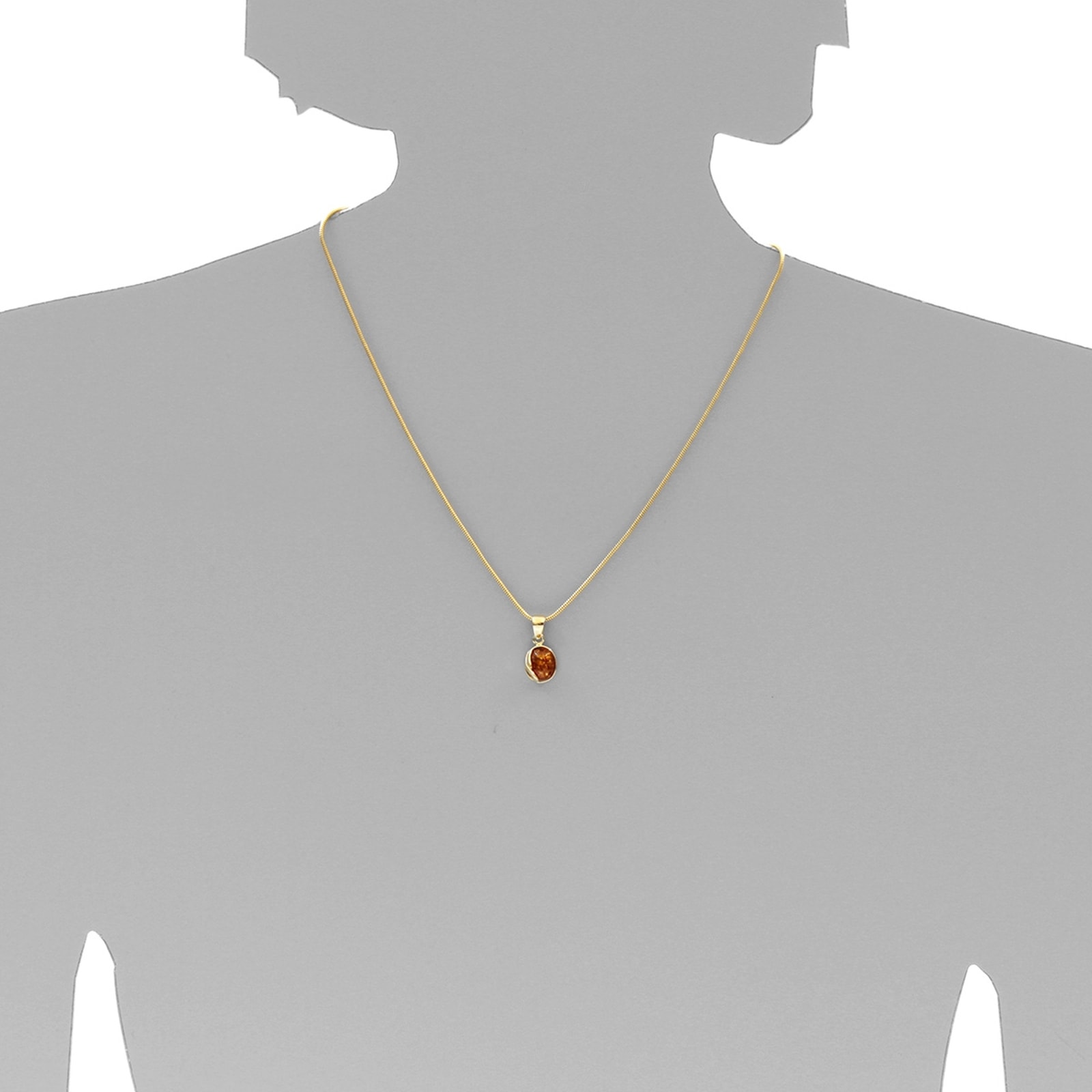 OSTSEE-SCHMUCK Kettenanhänger »Ostsee-Schmuck Anhänger Melanie 20 mm Anhänger Melanie 20 mm« (1 Stk. tlg.)