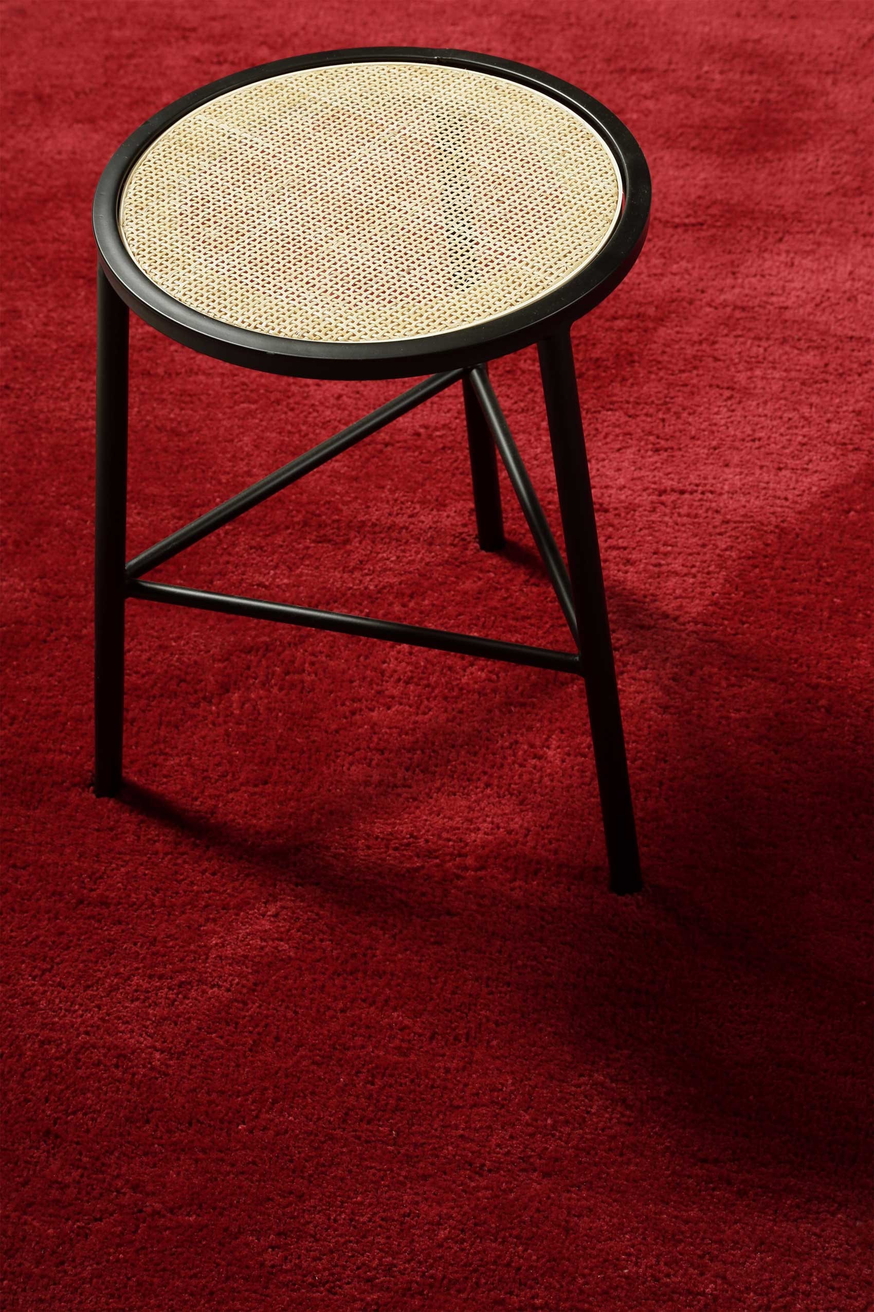 Homie Living Teppich »Pisa«, rund, 25 mm Höhe, Hochflor, Microfaser, uni, weich, Shaggy, Wohnzimmer, Schlafzimmer