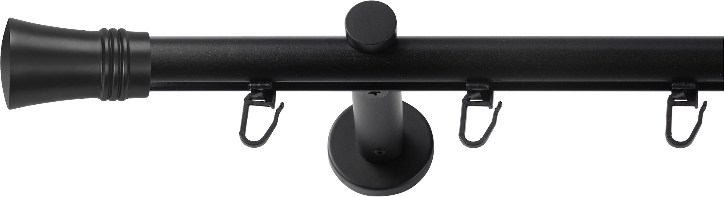 SN DECO GROUP Gardinenstange Ø 19 mm 1 läufig-läufig Fixmaß;kürzbar
