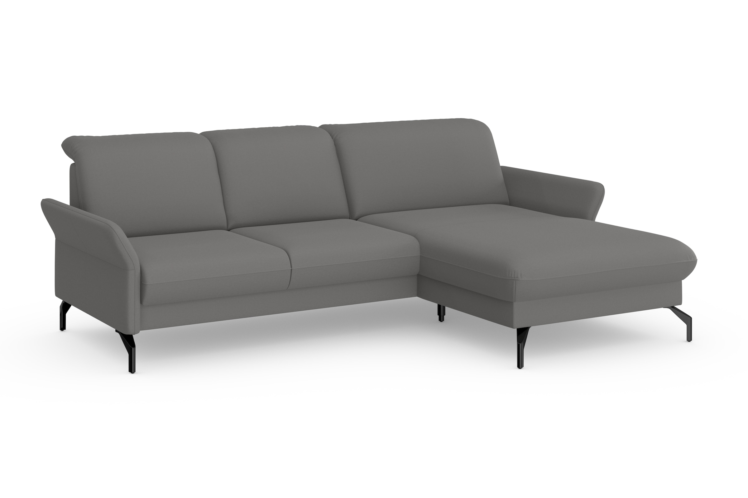 sit&more Ecksofa »Fashion L-Form«, wahlweise mit Kopfteilverstellung und Vorziehsitz, motorisch