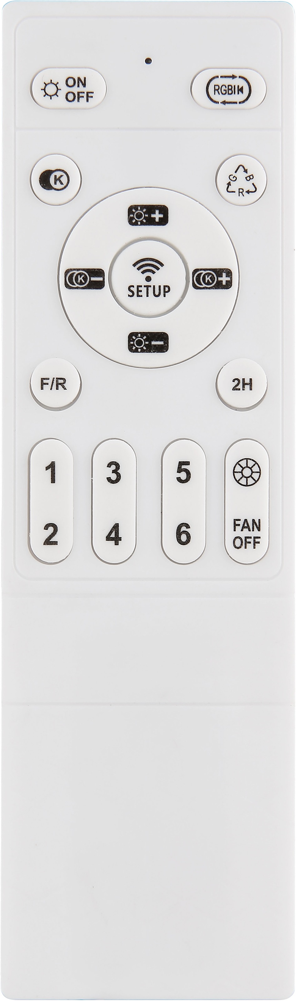 GLOBO LIGHTING Deckenleuchte »DEANNE« LED-Modul 1 Stk. warmweiß - kaltweiß Ventilator opal kühlen-heizen RGB Regenbogen modern Wohnzimmer