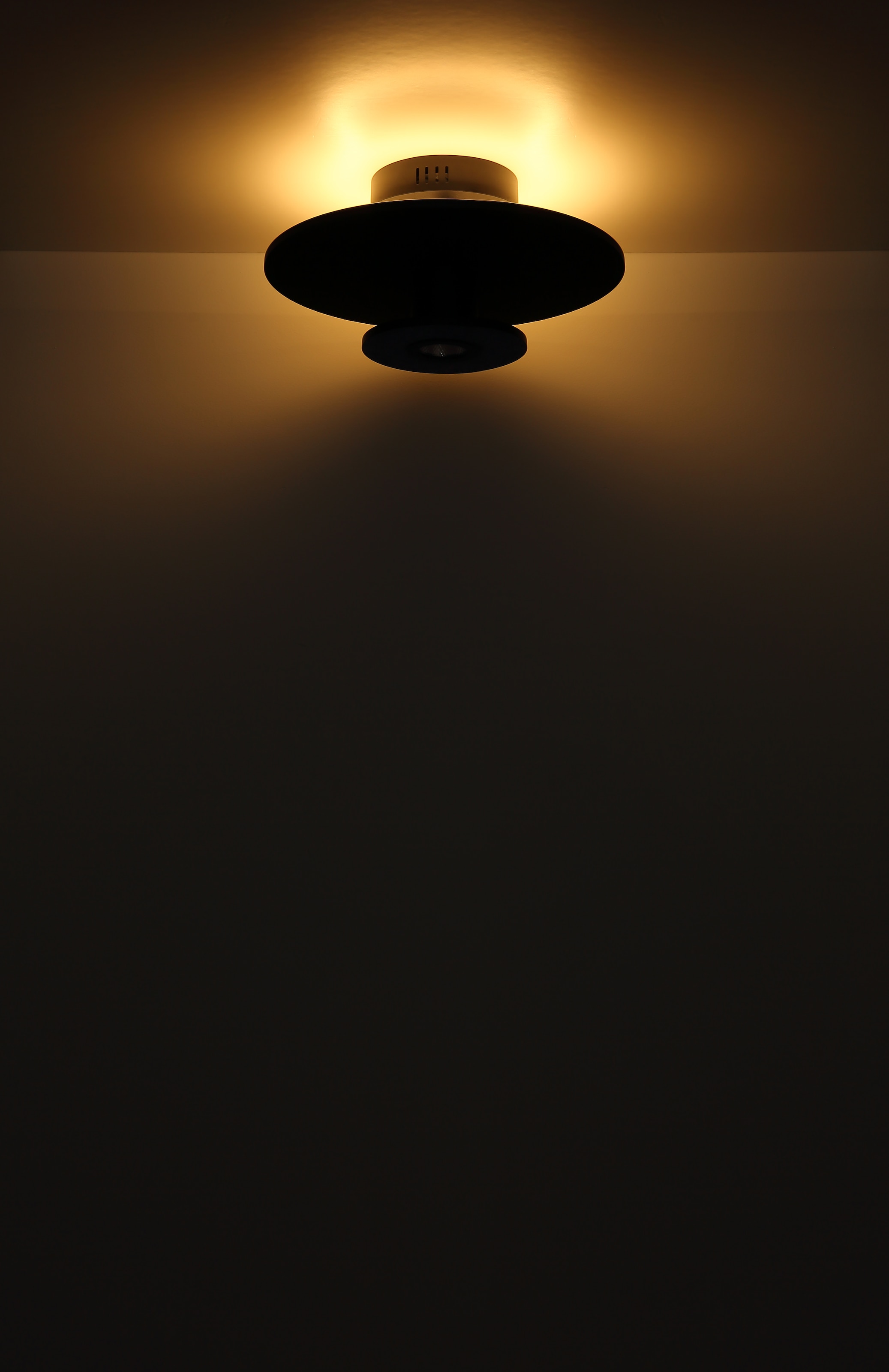 GLOBO LIGHTING LED Deckenleuchte »CARTER«, Leuchtmittel LED-Modul | LED fest integriert, Deckenlampe/3 Stufen bei Lichtschein/Wohnzimmer/weiß