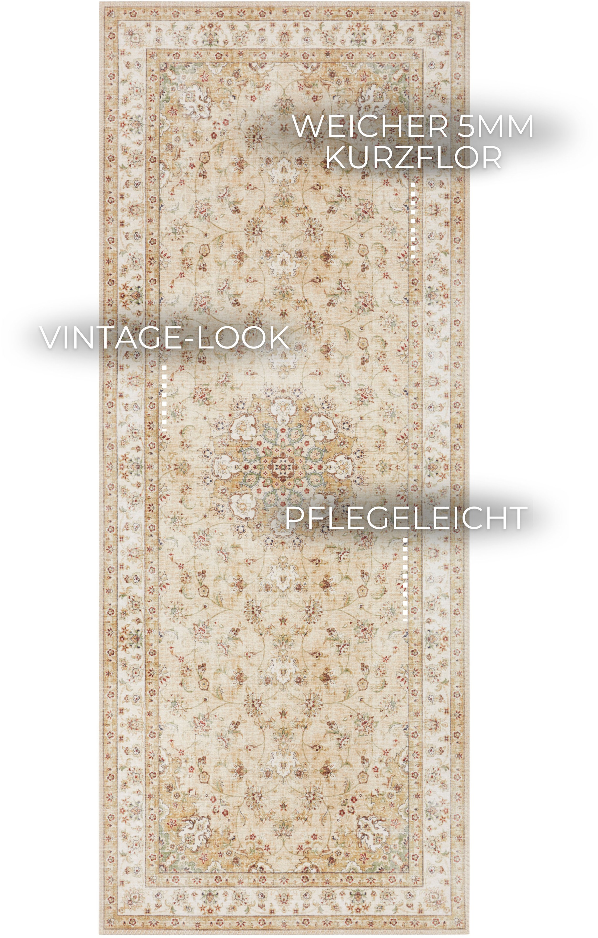 ELLE DECORATION Teppich »Nain«, rechteckig, 7 mm Höhe, Orientalisch, Läufer günstig online kaufen