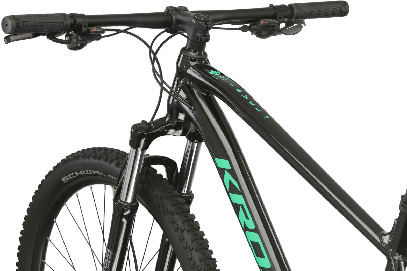 Kross Mountainbike »Hardtail Level 1.0«, 16 Gang, Shimano, ACERA M3020 Schaltwerk, Kettenschaltung