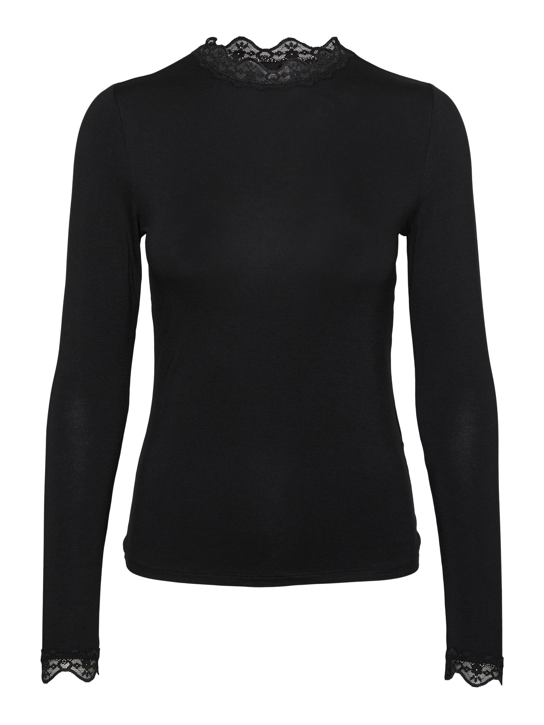 Vero Moda Stehkragenshirt »VMROSA LS HIGHNECK TOP JRS NOOS«