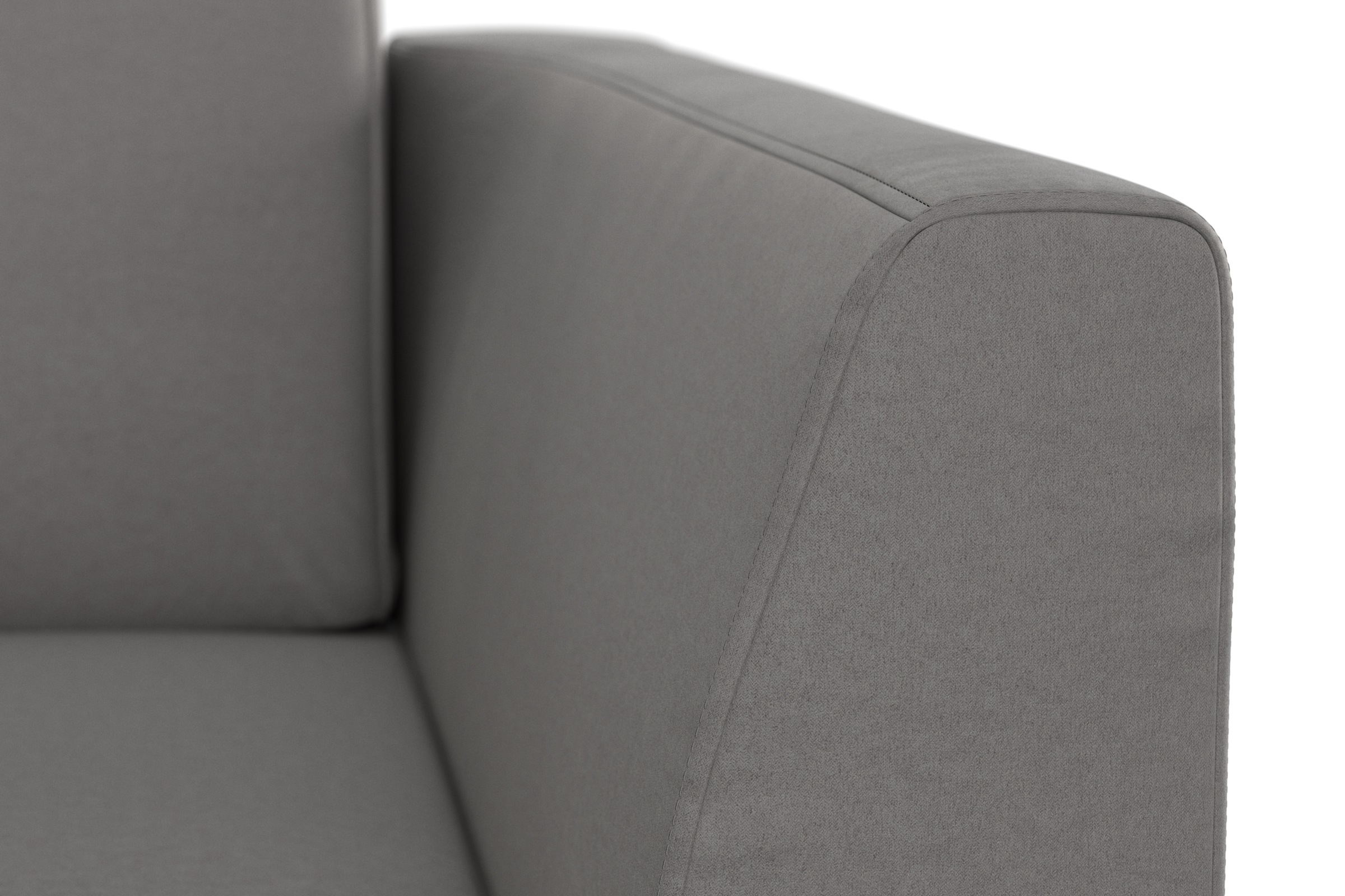 sit&more Ecksofa »Lindholm L-Form«, mit Sitztiefenverstellung und Federkern