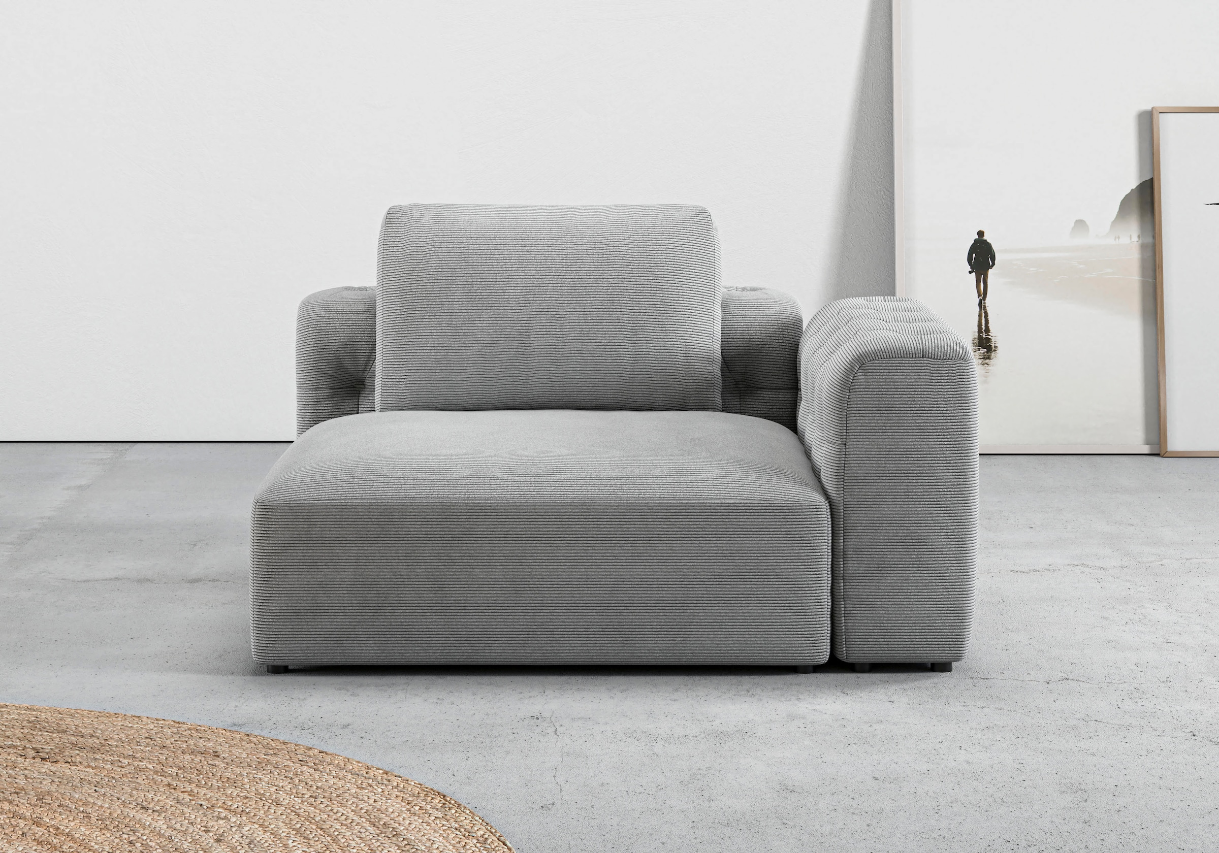 Home affaire 1,5-Sitzer »Cushid« Modul-Eckteil, auch einzeln stellbar, Brei günstig online kaufen