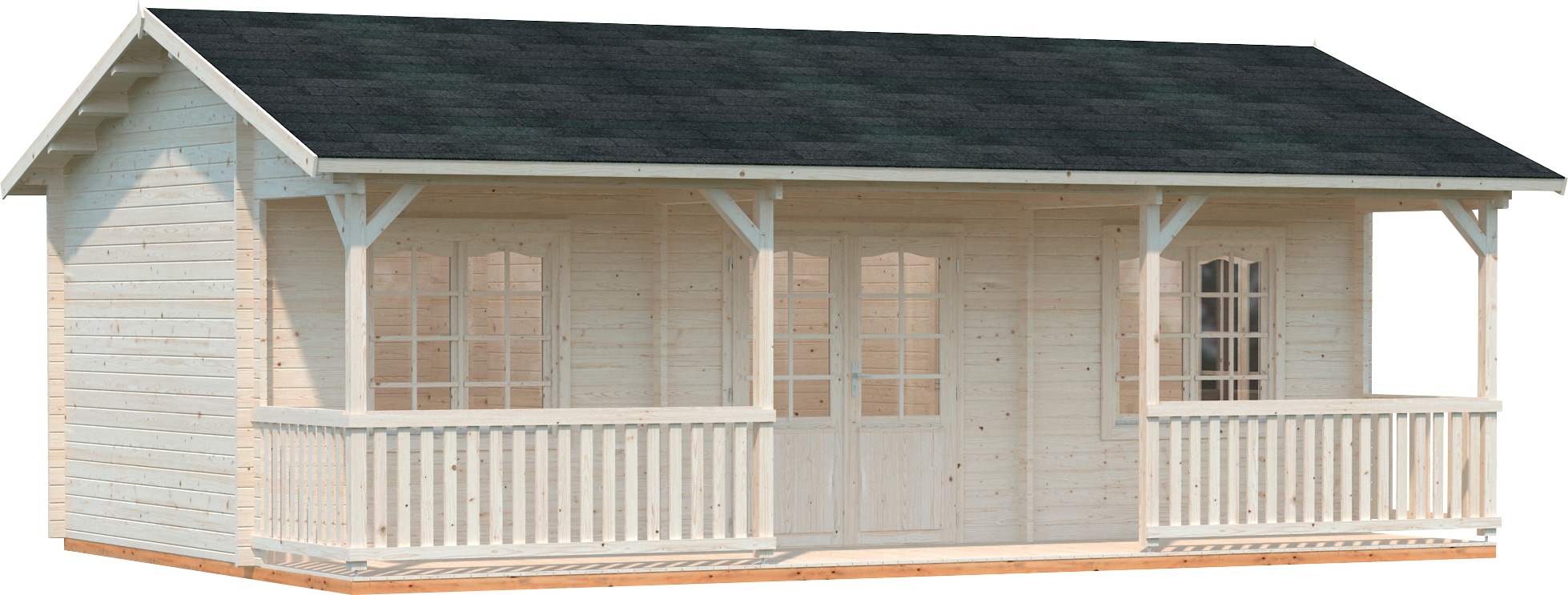 Palmako Gartenhaus »Ferienhaus Sandra«, inklusive Fußboden