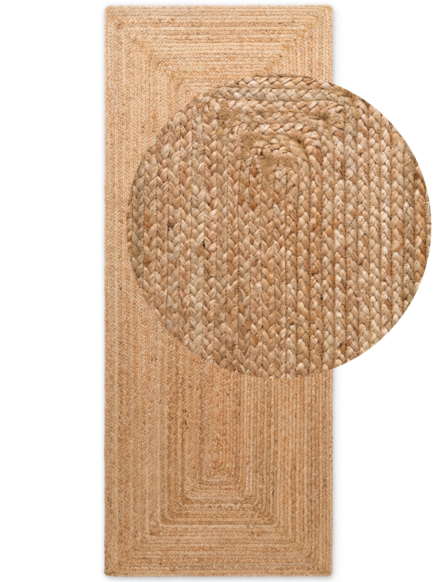 HANSE Home Teppich »Sharmila Juteteppich«, rechteckig, 9 mm Höhe, 100 % Jutefaser, Natur, Wohnzimmer, Esszimmer, Flur, Boho, Skandi