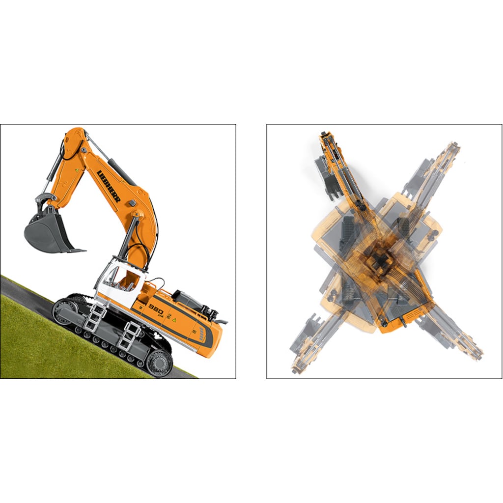 Siku RC-Bagger »SIKU Control, Liebherr R980 SME (6740)«, mit LED-Lichtern