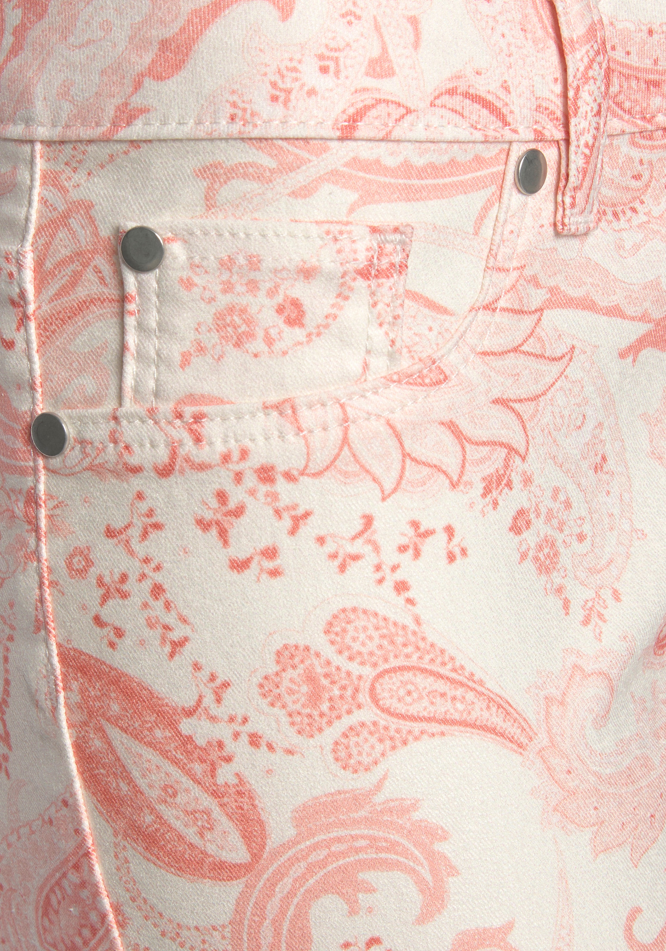 LASCANA 7/8-Jeggings, mit Paisleymuster, Superstretch-Qualität