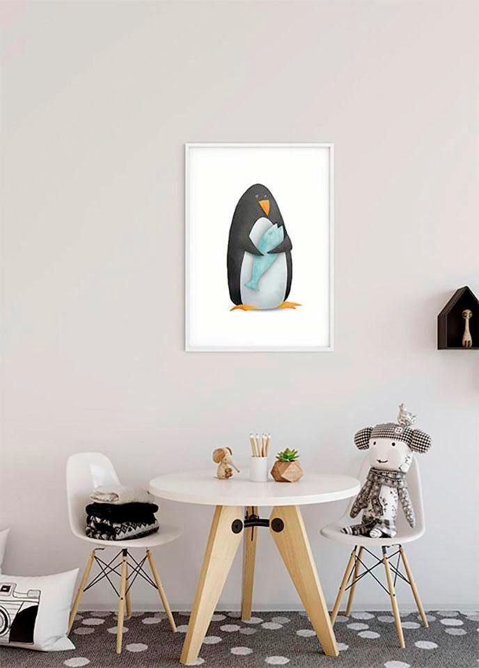 Komar Bild »Cute Animal Penguin«, Tiere, (1 St.), Wandbild zur Dekoration - ohne Rahmen
