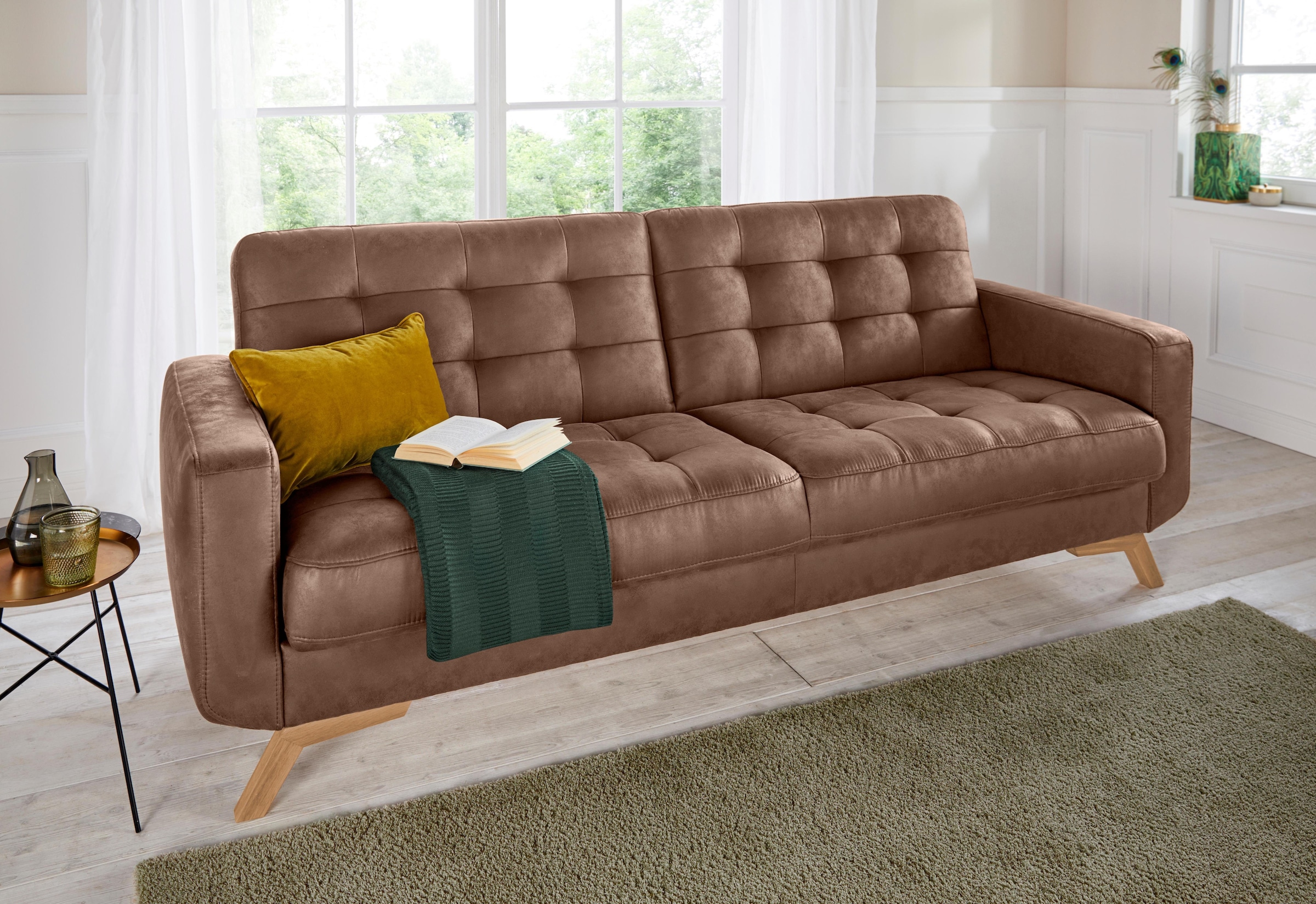 exxpo - sofa fashion 3-Sitzer »Fiord, aktuelles Design, tolle Detailverarbe günstig online kaufen