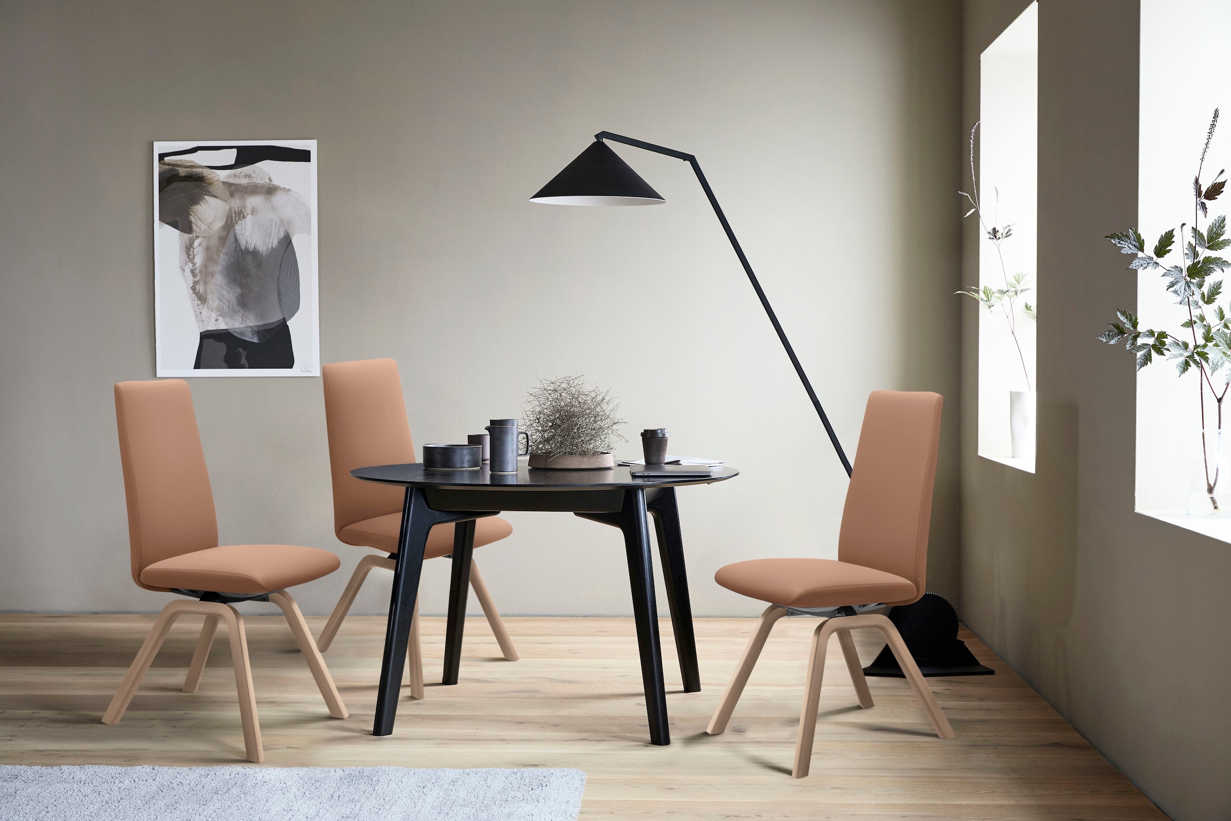 Stressless® Polsterstuhl »Laurel«, Leder BATICK, High Back, Größe M, mit sc günstig online kaufen