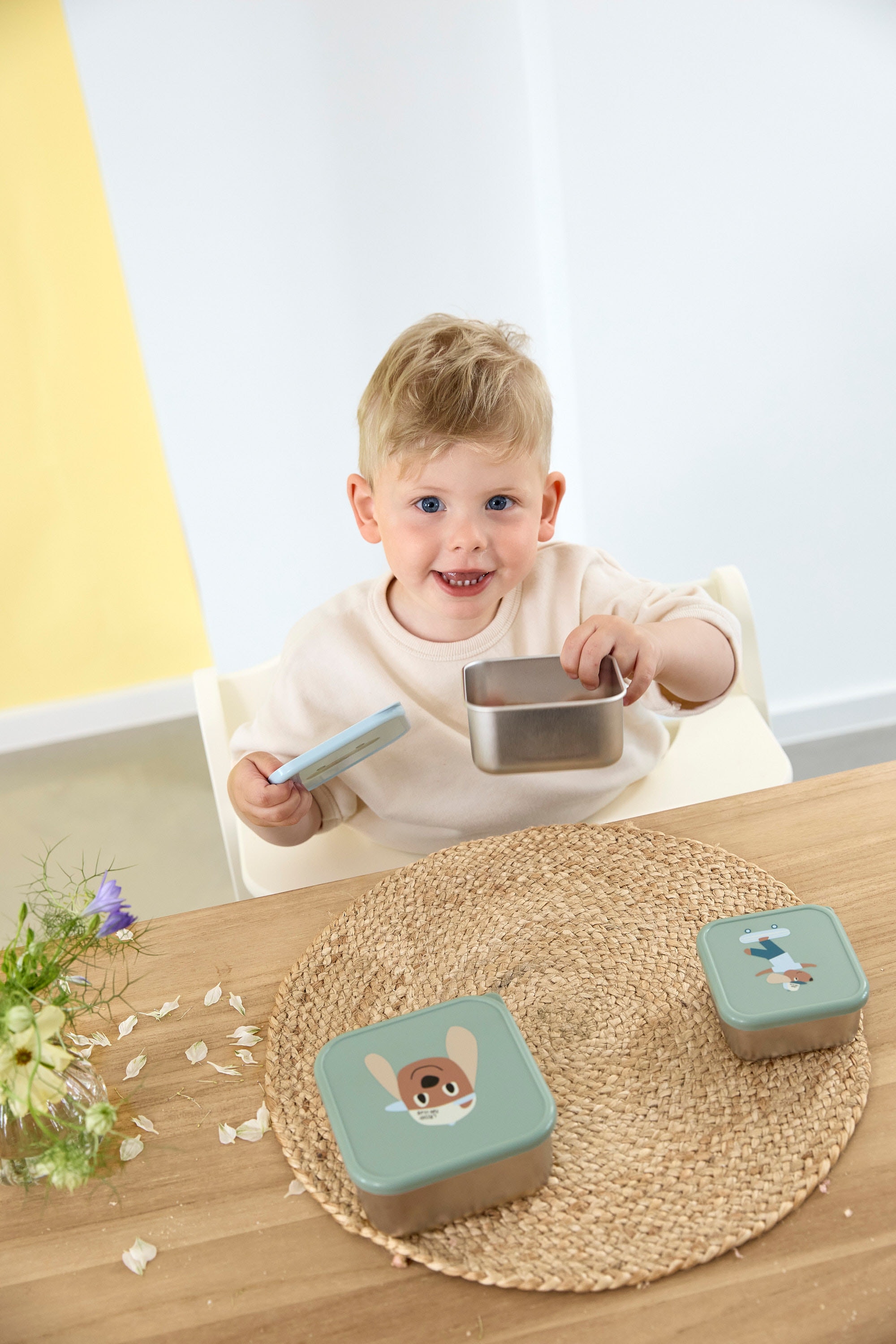 LÄSSIG Lunchbox »Tiny Team Dog, Snackbox« 3 tlg. tlg.