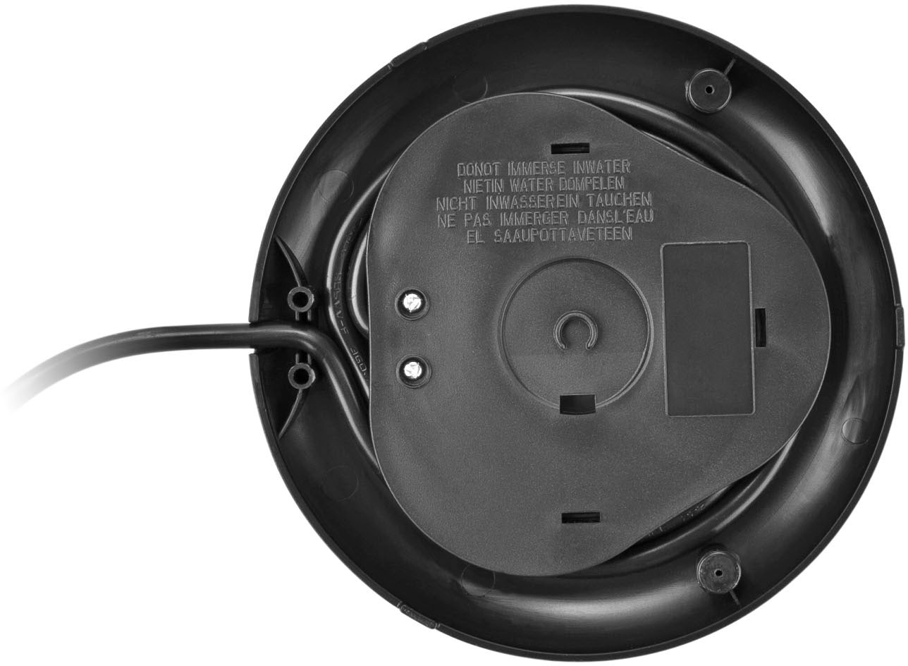Hyundai Wasserkocher »VK302«, 1,7 l, 2200 W, Edelstahl, Doppelsicherheitssystem, transparenter Deckel