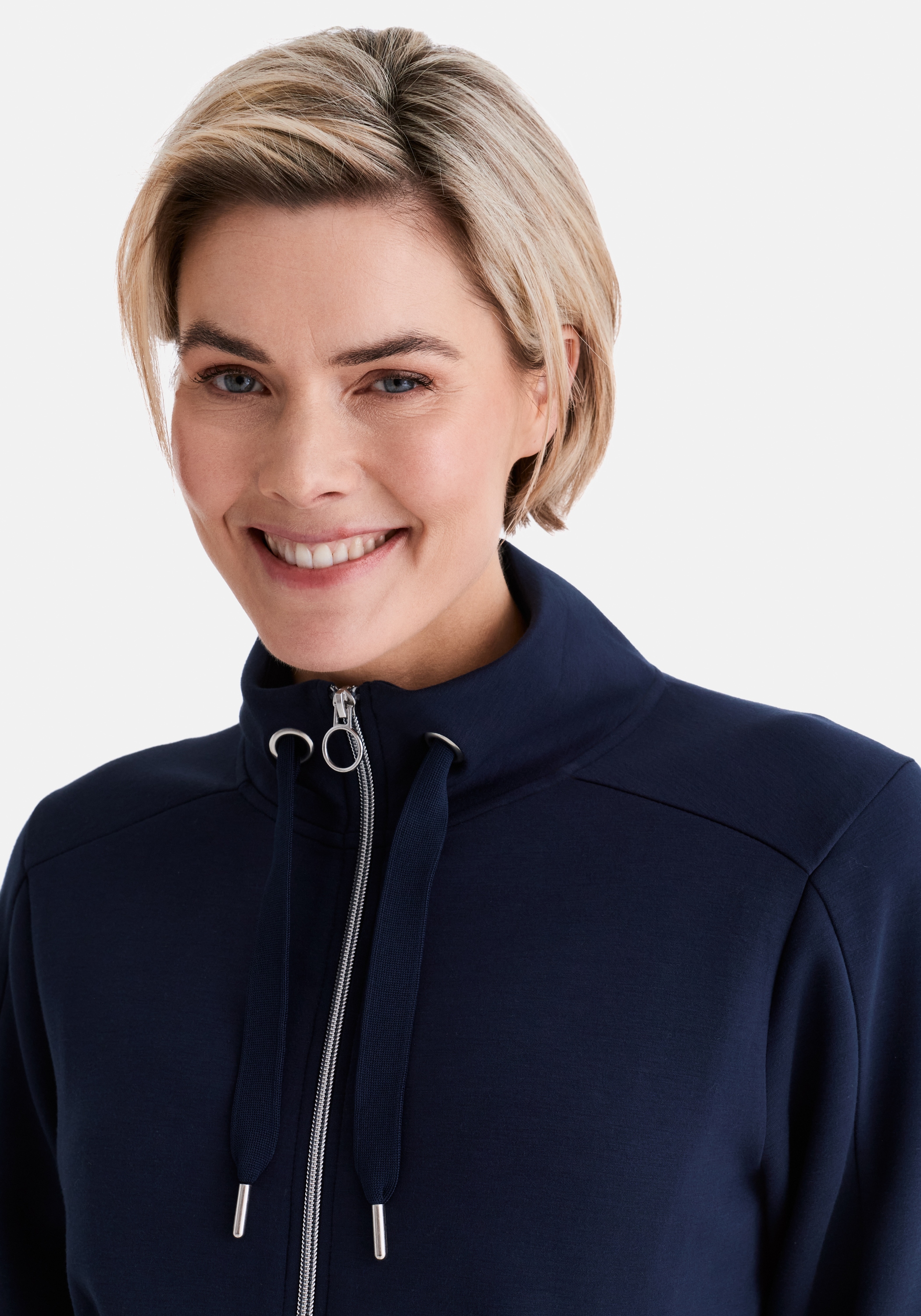 STOOKER WOMEN Sweatjacke »JARA Basic Stretch Sweatjacke« Sweatjacke Regular Fit Moderner Casual-Look für Damen