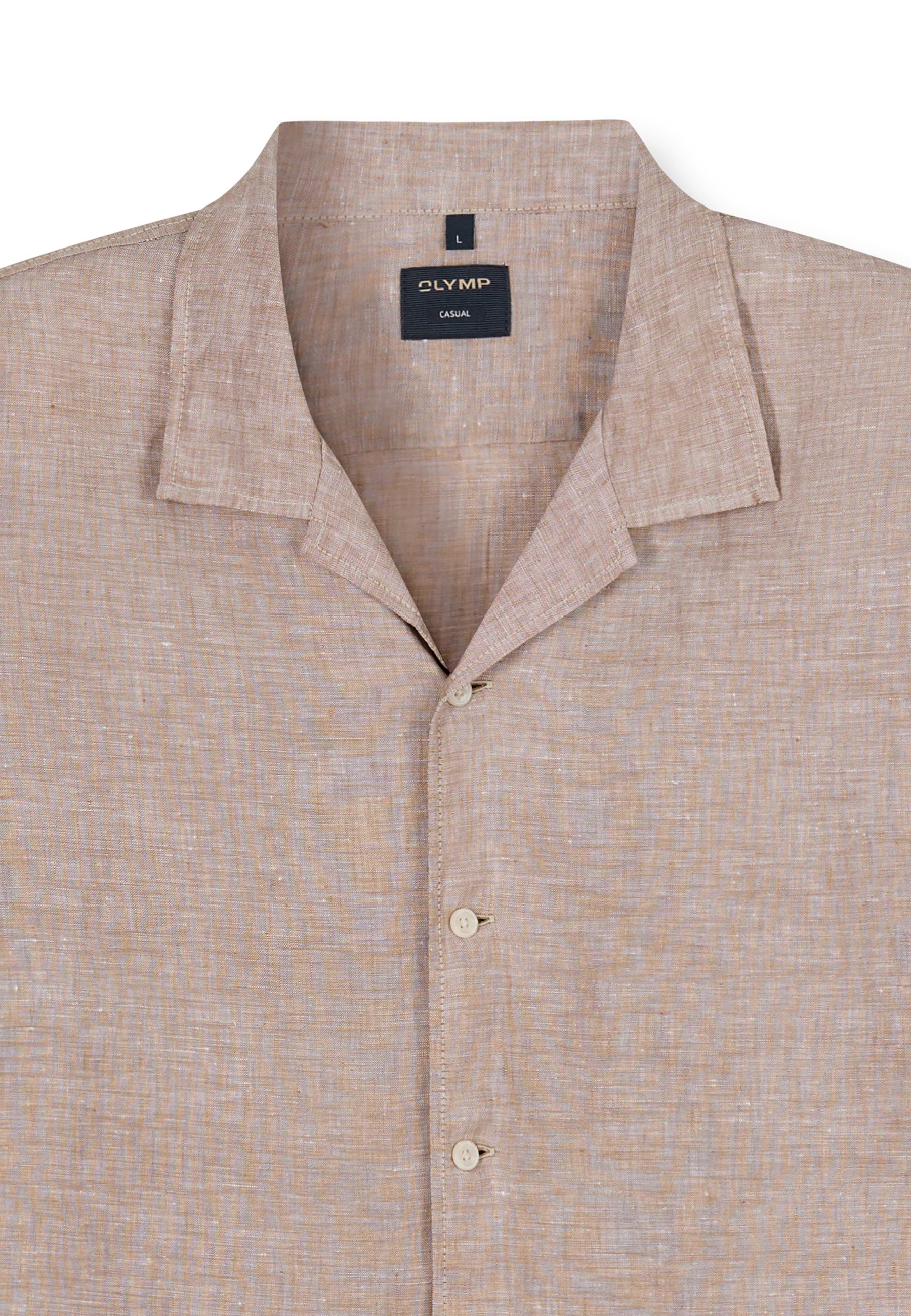 OLYMP Kurzarmhemd »OLYMP Casual, regular fit, Reverskragen«