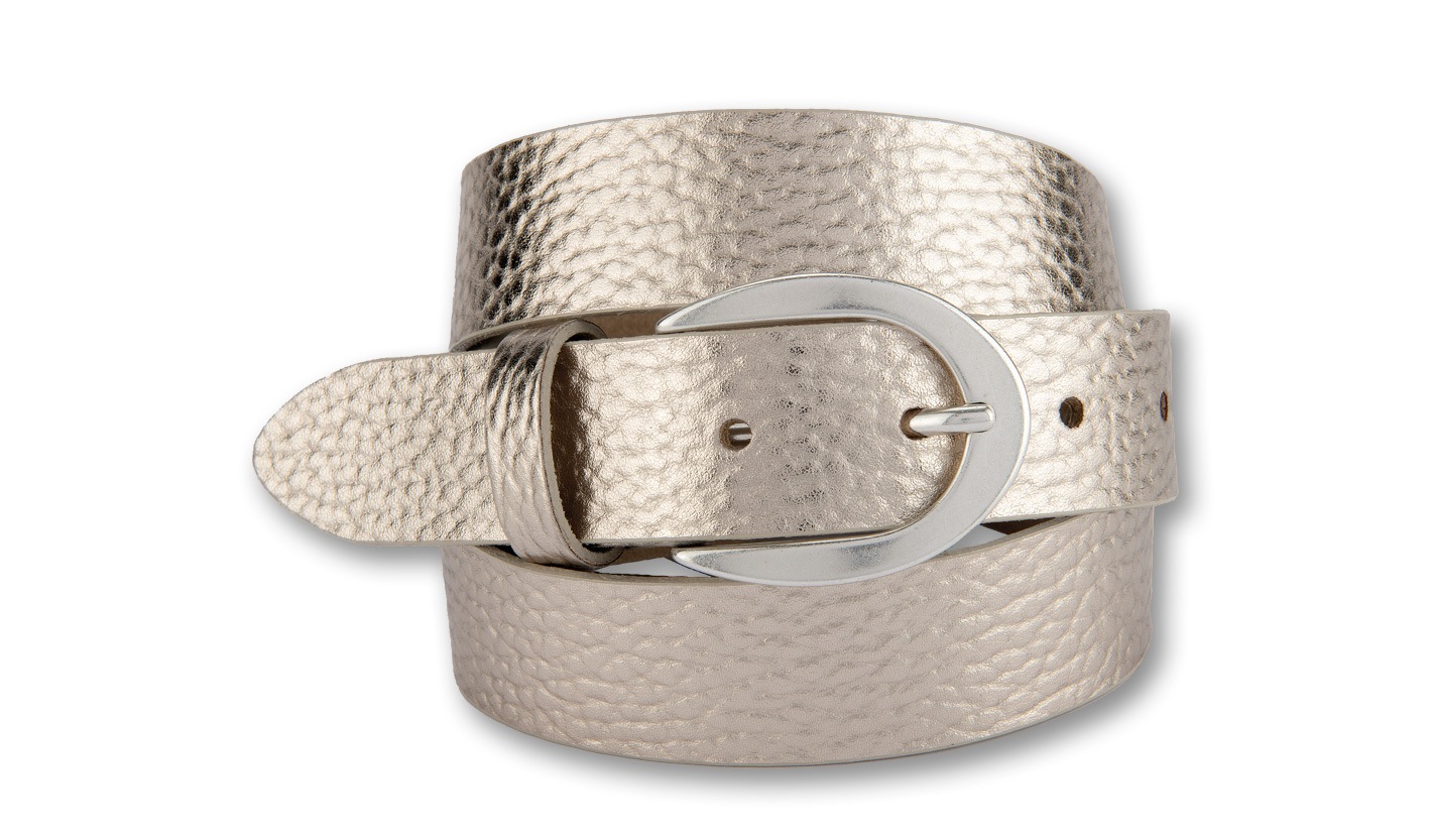 BERND GÖTZ Ledergürtel »Ledergürtel mit silberner Schließe«