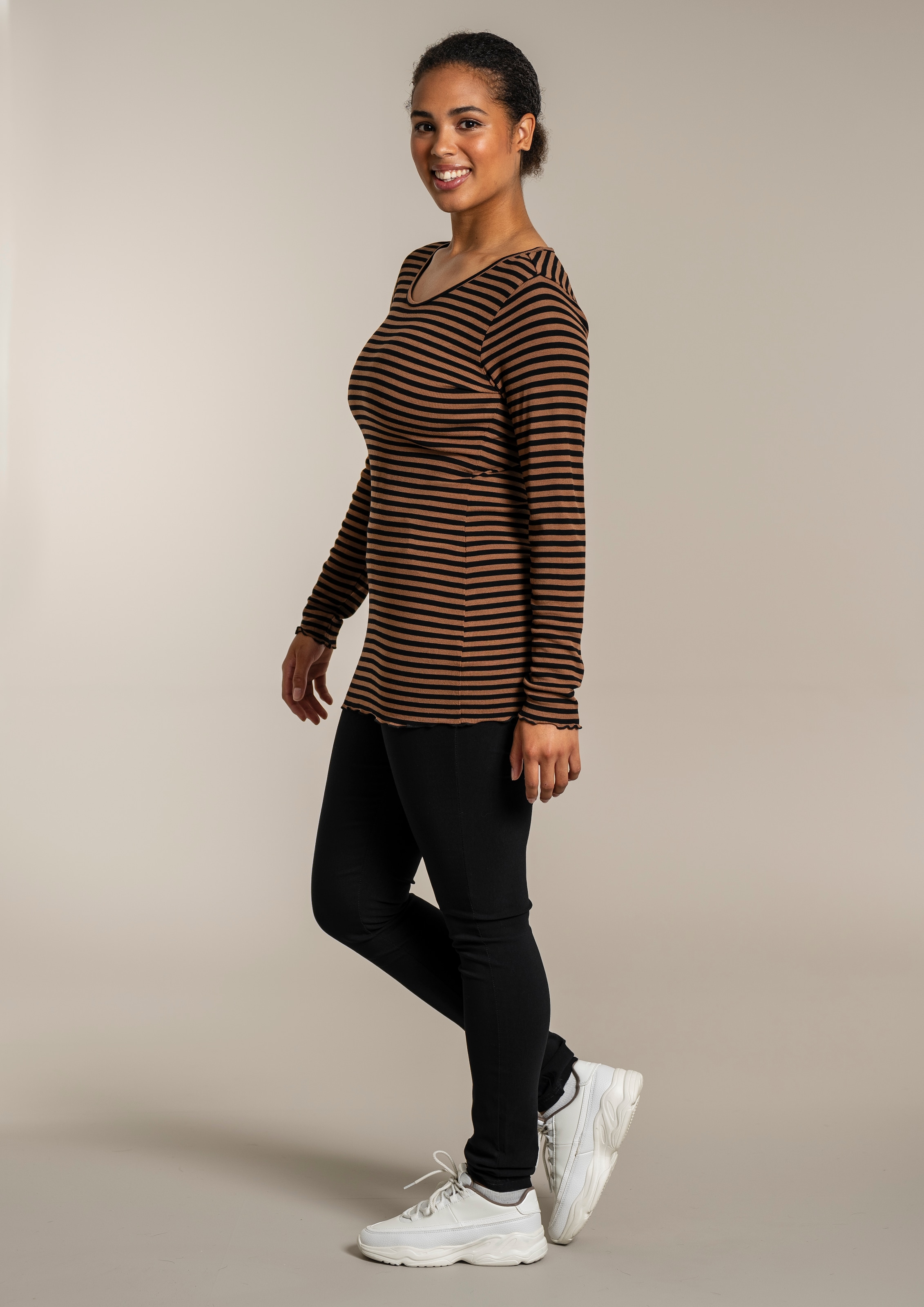 SANDGAARD Langarmshirt »SG147« mit Streifenmuster