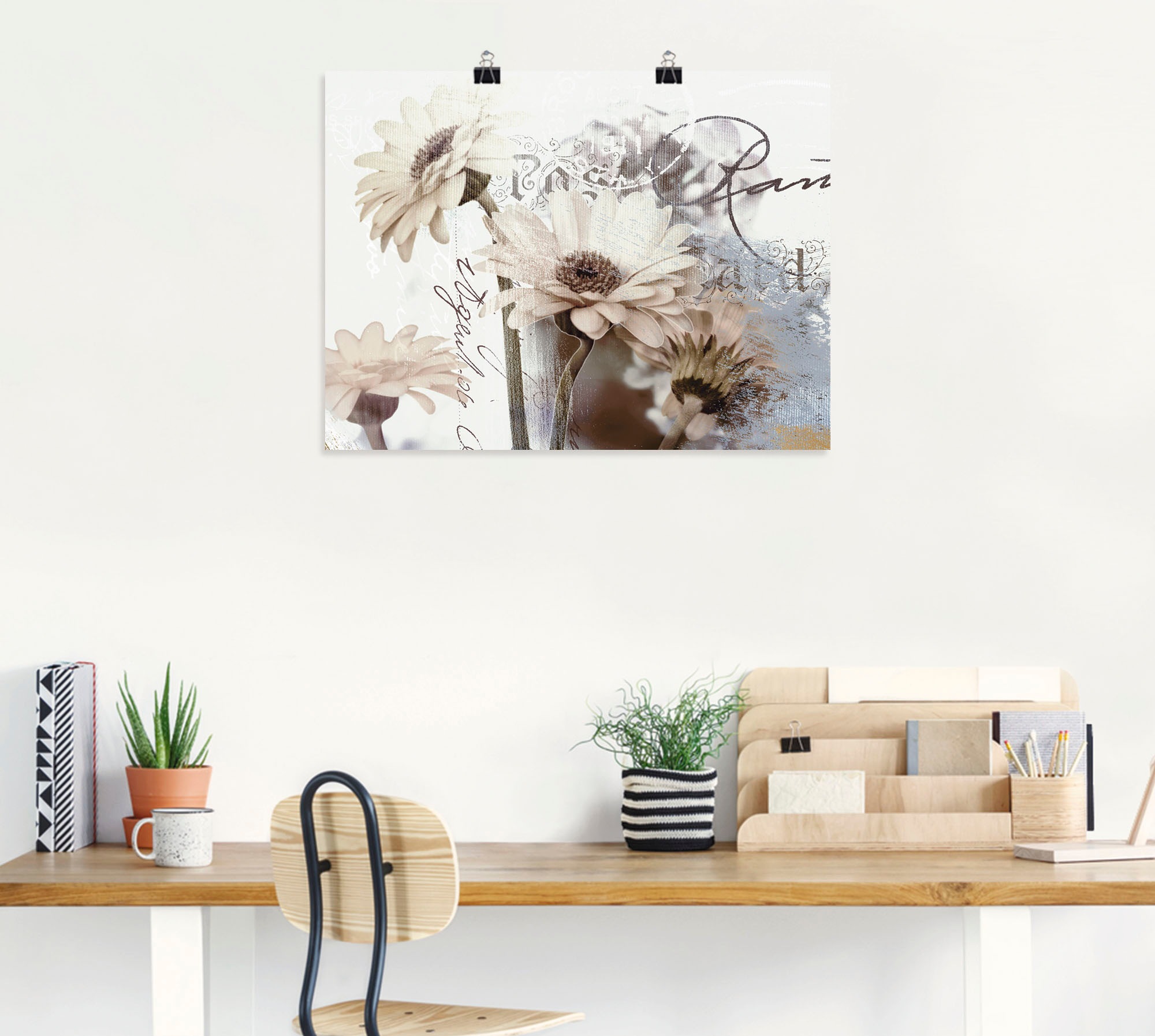 Artland Wandbild »Gerberas_Detail«, Blumenbilder, (1 St.), als Leinwandbild, Poster, Wandaufkleber in verschied. Größen