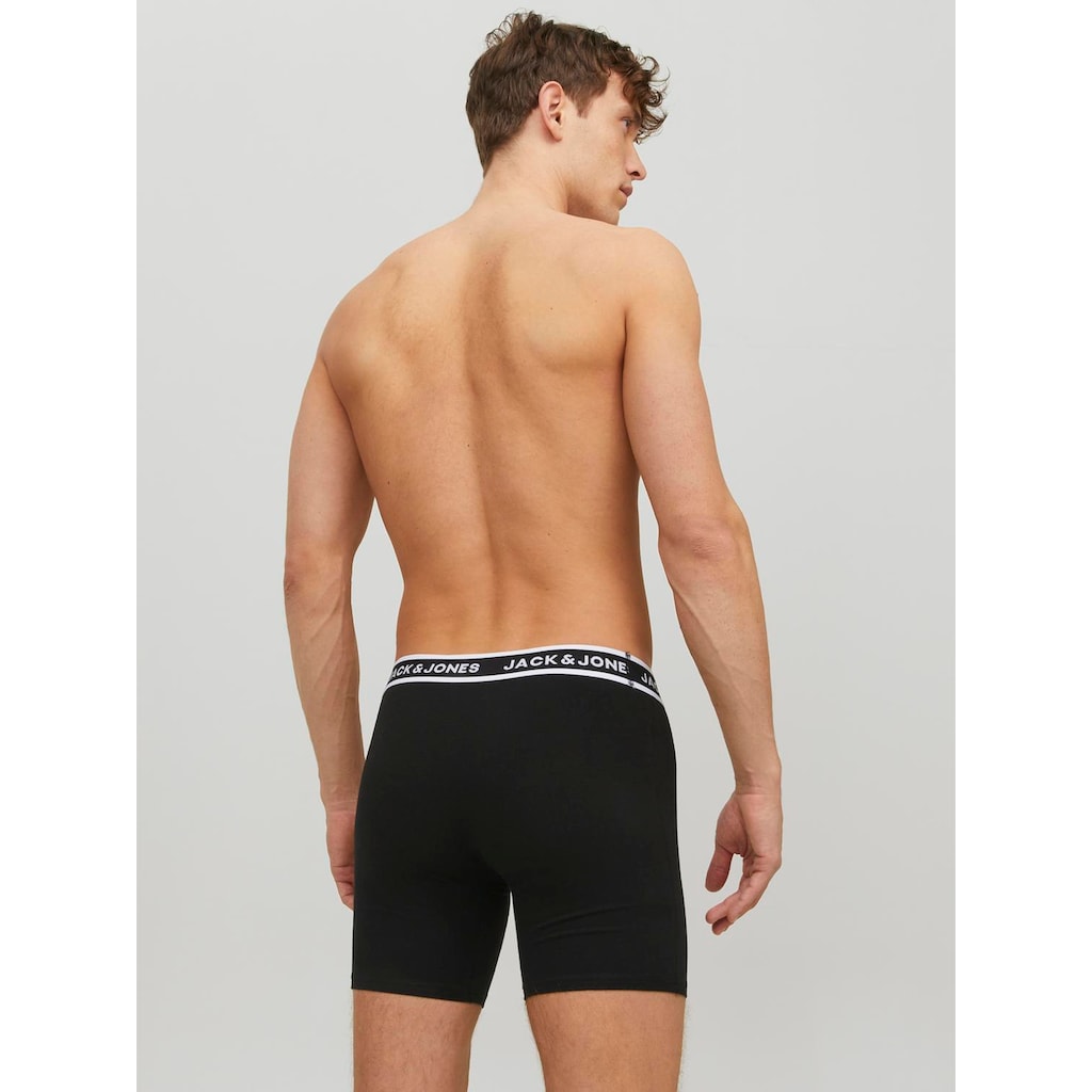 Jack & Jones Boxershorts »JJ JACSOLID BOXER BRIEFS 5 P«, (Packung, 5 St.)