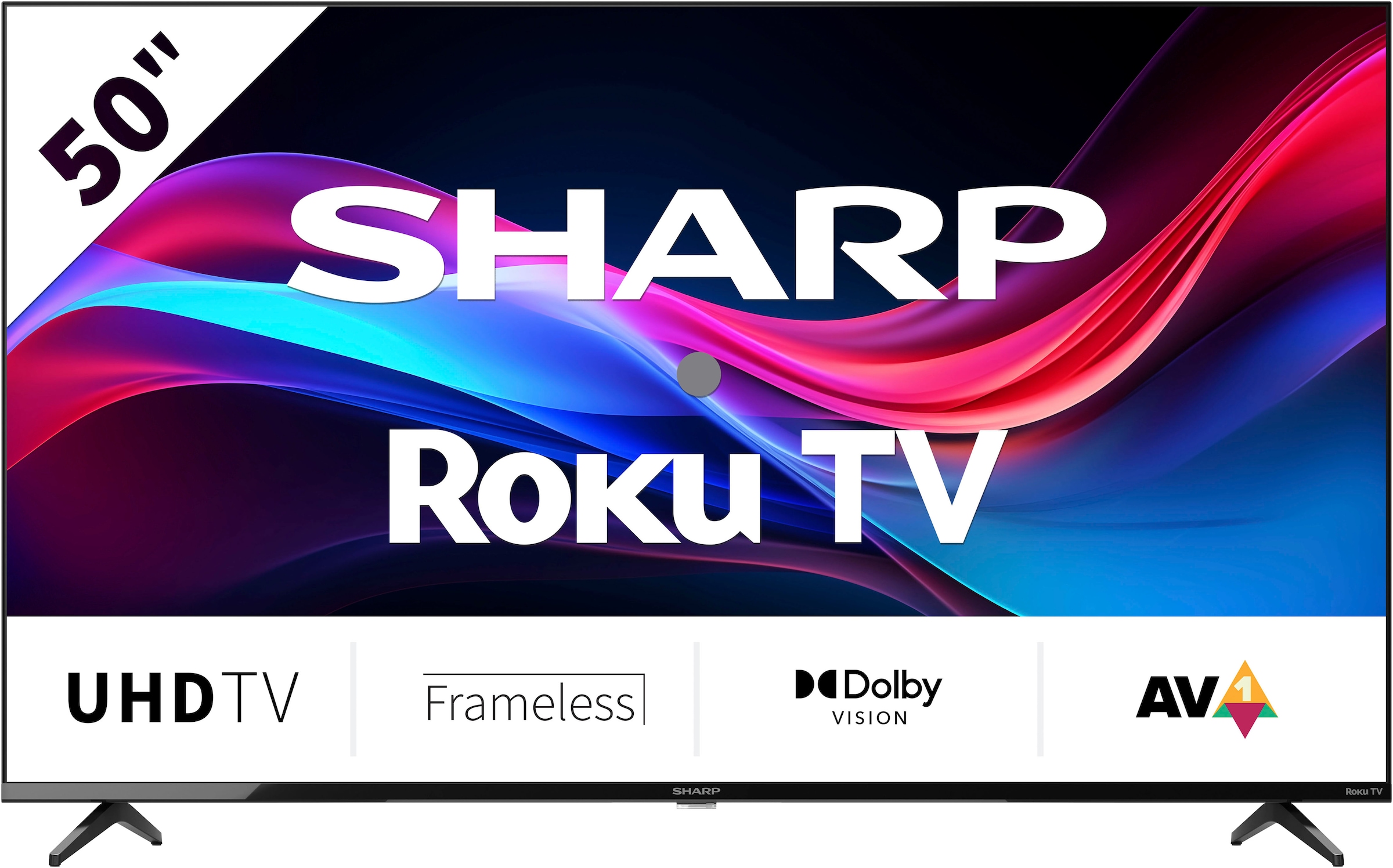 Sharp LED-Fernseher »4T-C50GJx«, 4K Ultra HD, Smart-TV