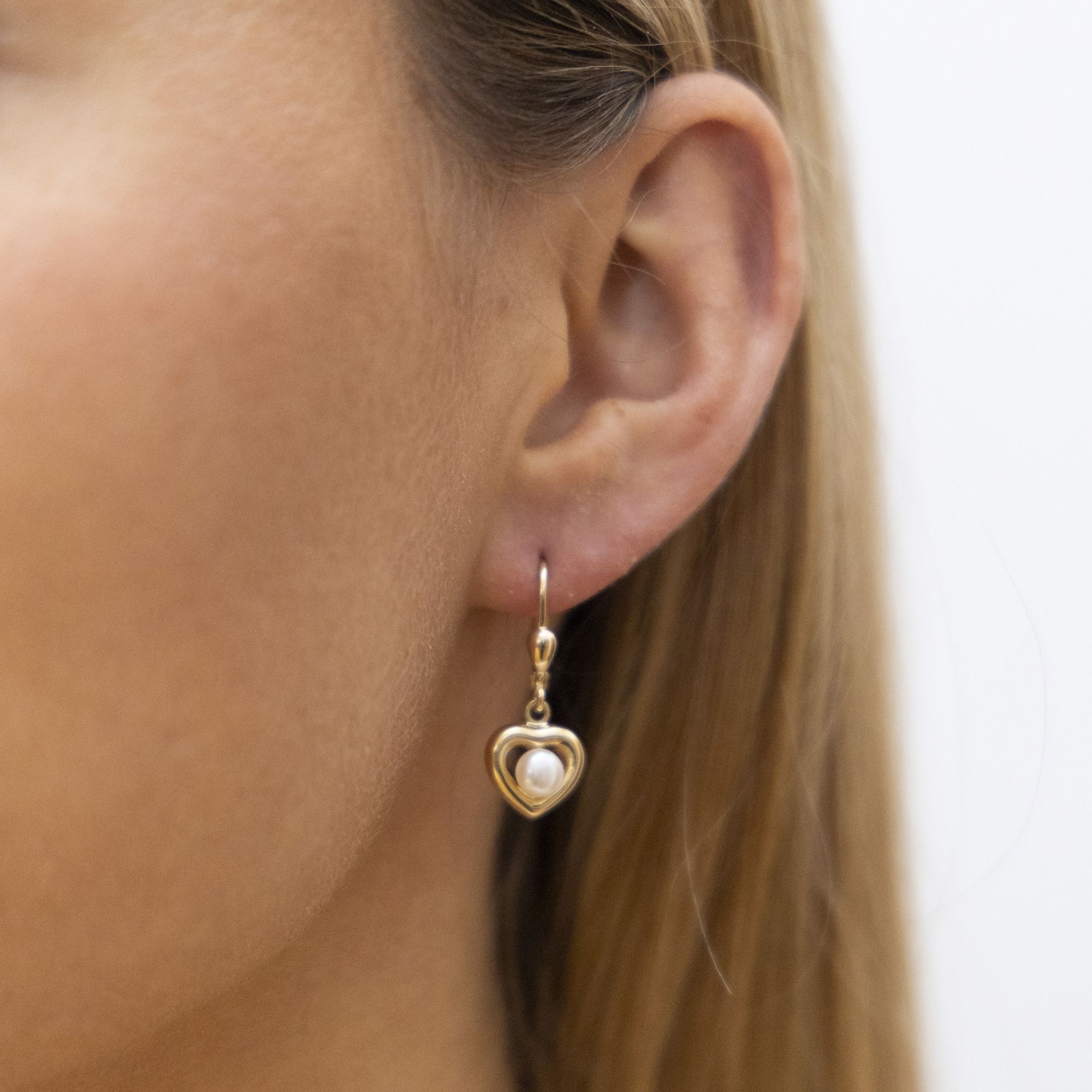 Fascination by Ellen K. Paar Ohrhänger »375/- Gelbgold Süßwasserperle«