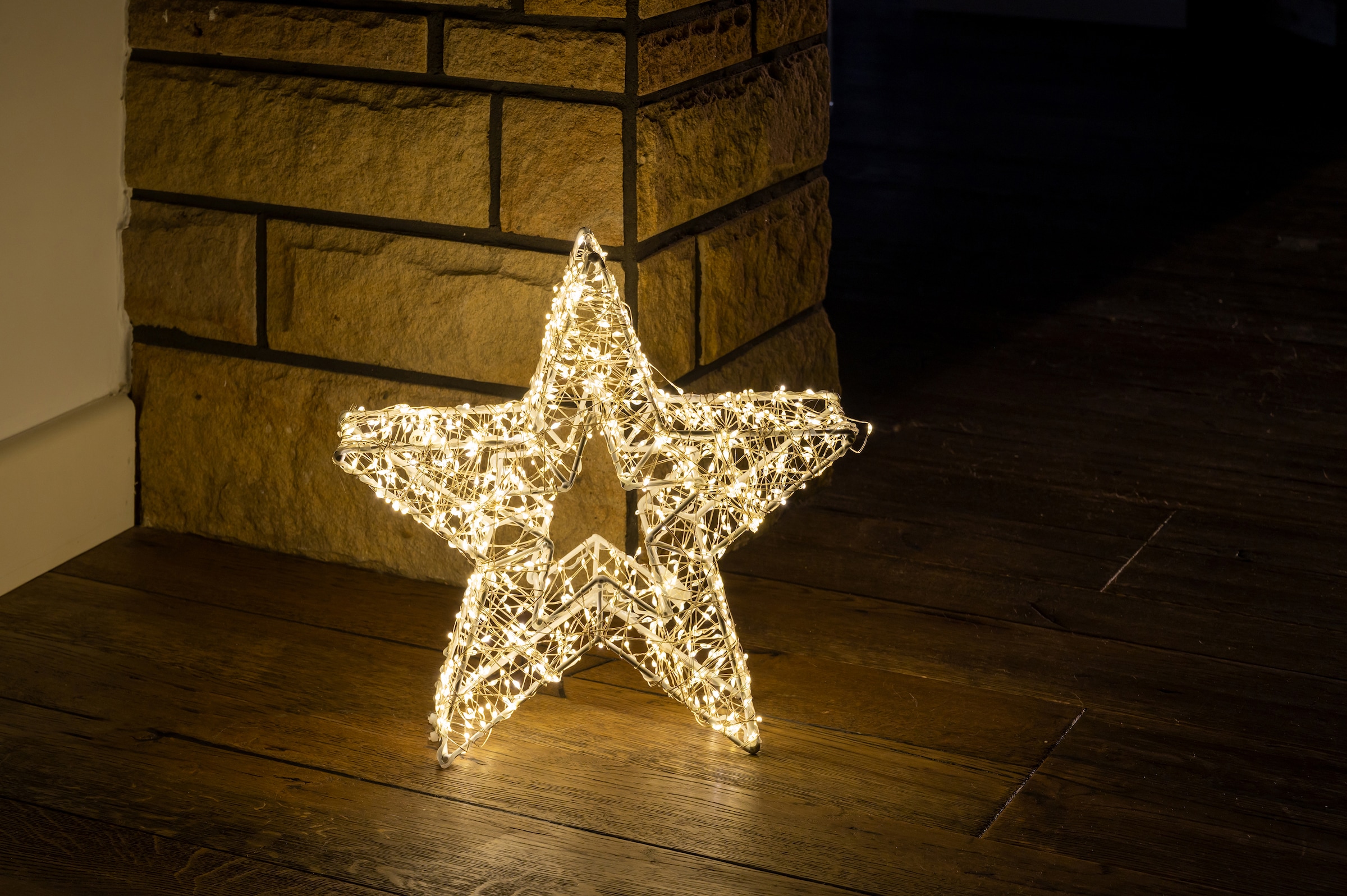 Stern stromsparende kaufen flammig-flammig, auf Star-Max LED Rechnung aussen«, LED Weihnachtsdeko »Weihnachtsstern, 960