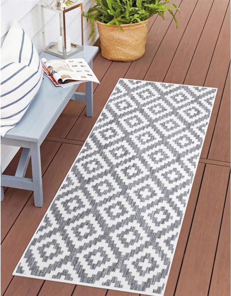 Carpet City Teppich »Outdoor 461«, rechteckig, 5 mm Höhe, Wetterfest, Flach günstig online kaufen